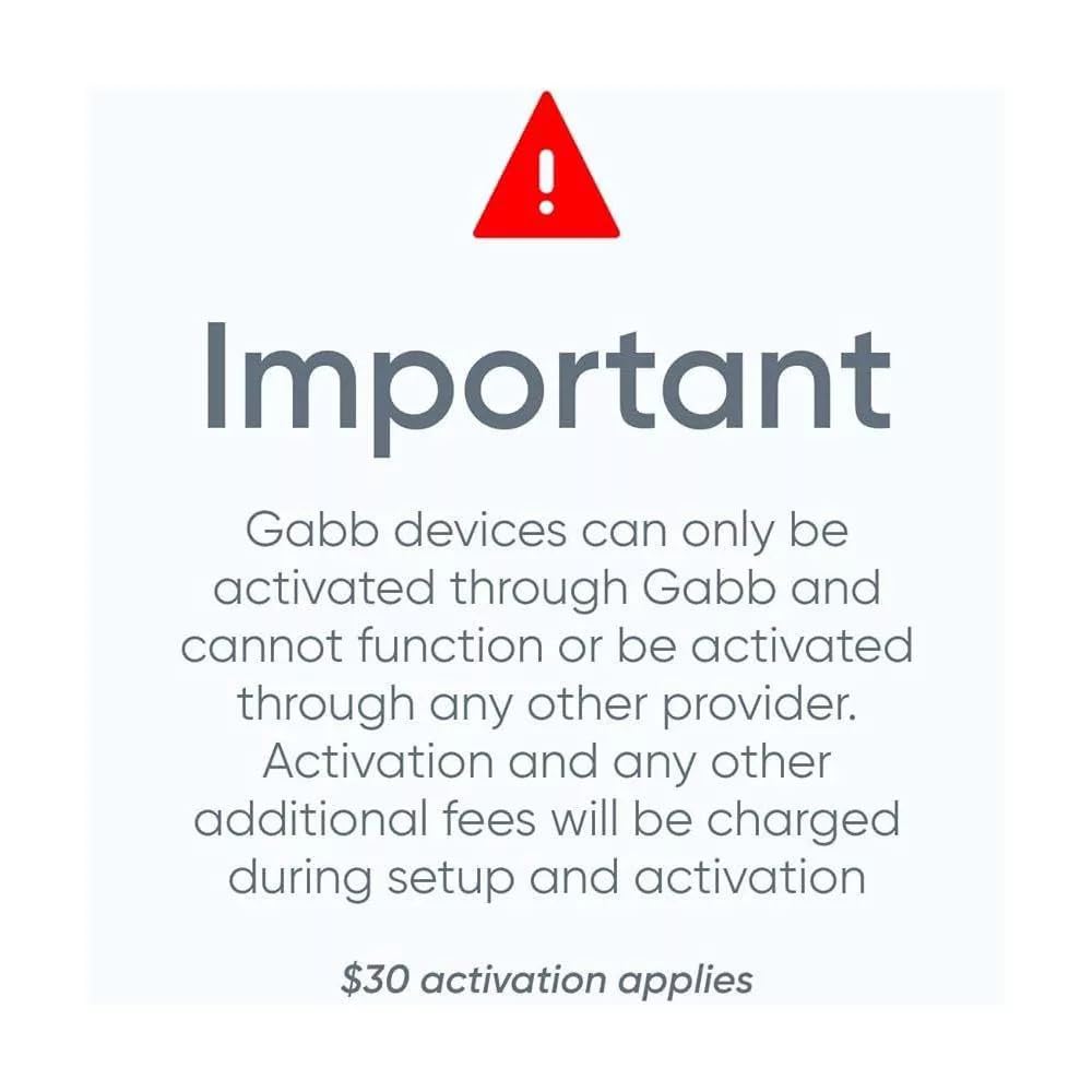 Gabb Watch 3e Kids GPS Tracker & Smart Watch - No Internet or Social Media, Parent-Controlled, Monthly Subscription - Perfect for School, Outdoor Activities & Child Safety (Silver)