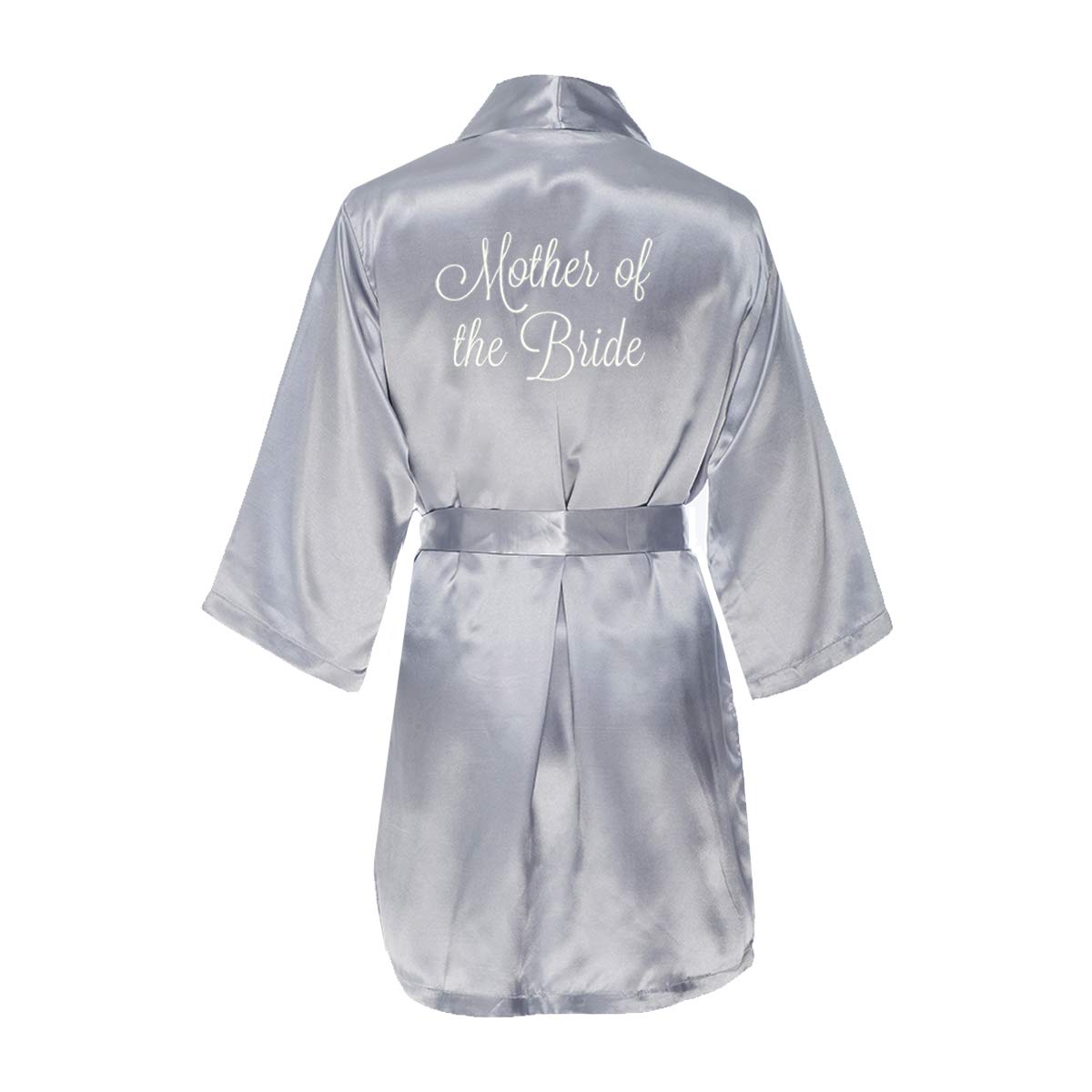 Elegant Satin Bridal Robe for Mother of The Bride - Perfect for Wedding Morning Preparation & Bridal Party Photos