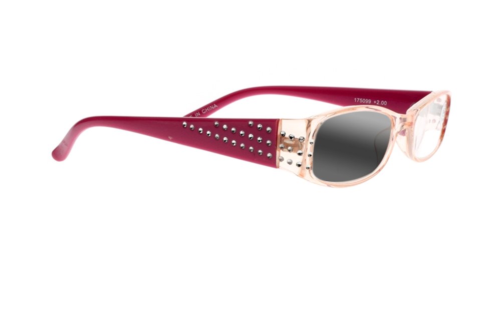 Bifocal Reading Glasses for Women - Photochromic Sun Readers for Outdoor & Reading