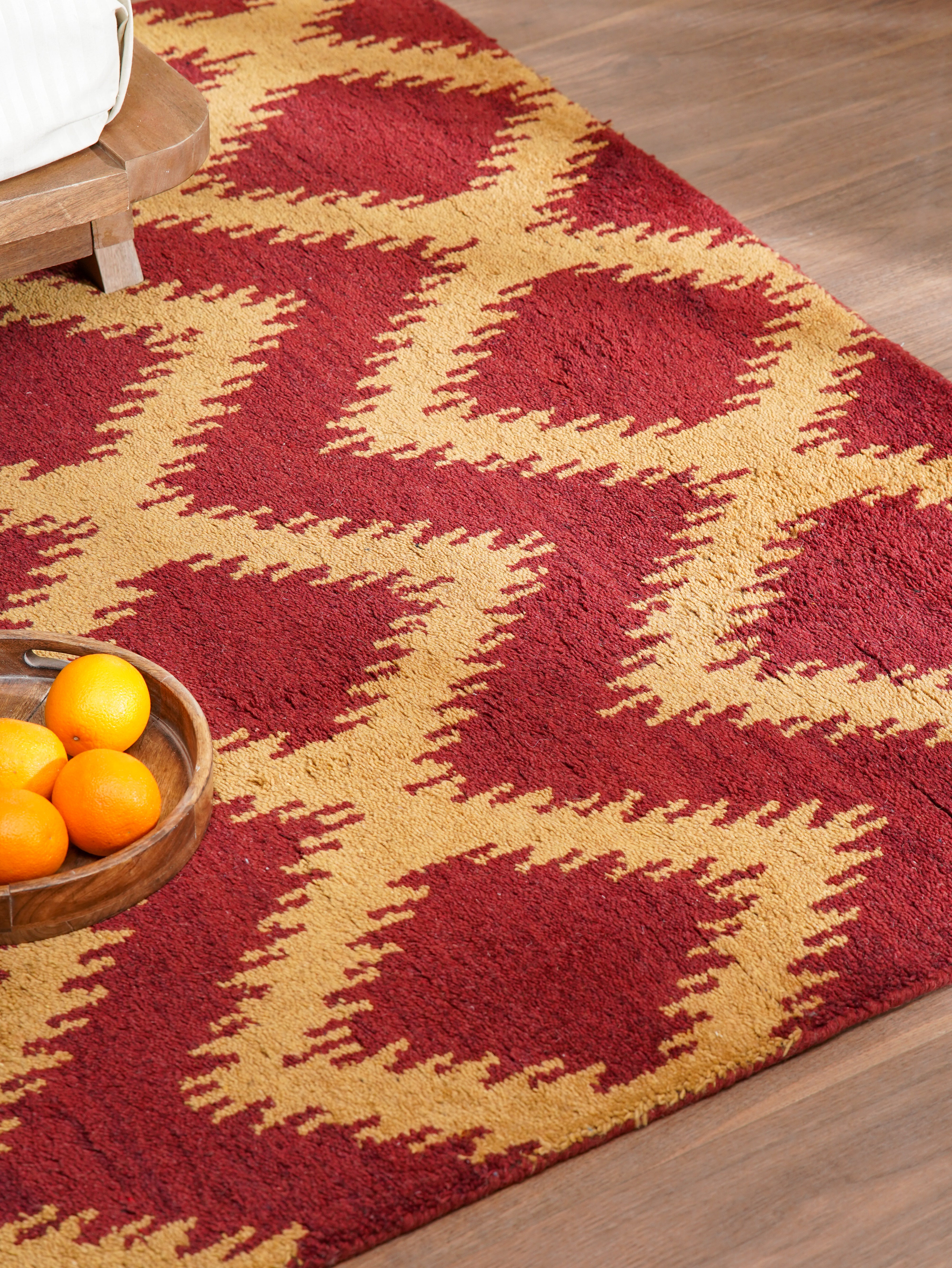 Hand Knotted Braided Rug - Soft & Durable Boho Chic Area Rug for Living Room, Bedroom, or Nursery - Perfect for Home Decor & Cozy Spaces