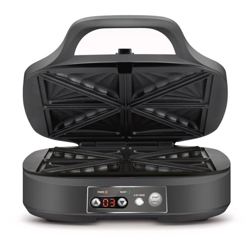 Breville LTS425GRY The Power Toastie - 2-Slice Sandwich Press & Panini Maker for Quick, Easy Meals - Perfect for Breakfast, Lunch, or Snacks at Home or Office