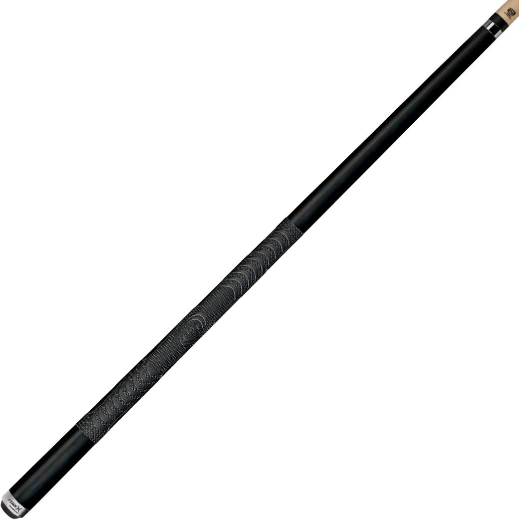 Pure X 58-Inch 2-Piece Hard Maple Pool Cue Stick - Professional Billiard Cue for Players (Midnight Black, 19oz) | Perfect for Home Game Rooms, Bars & Tournament Play