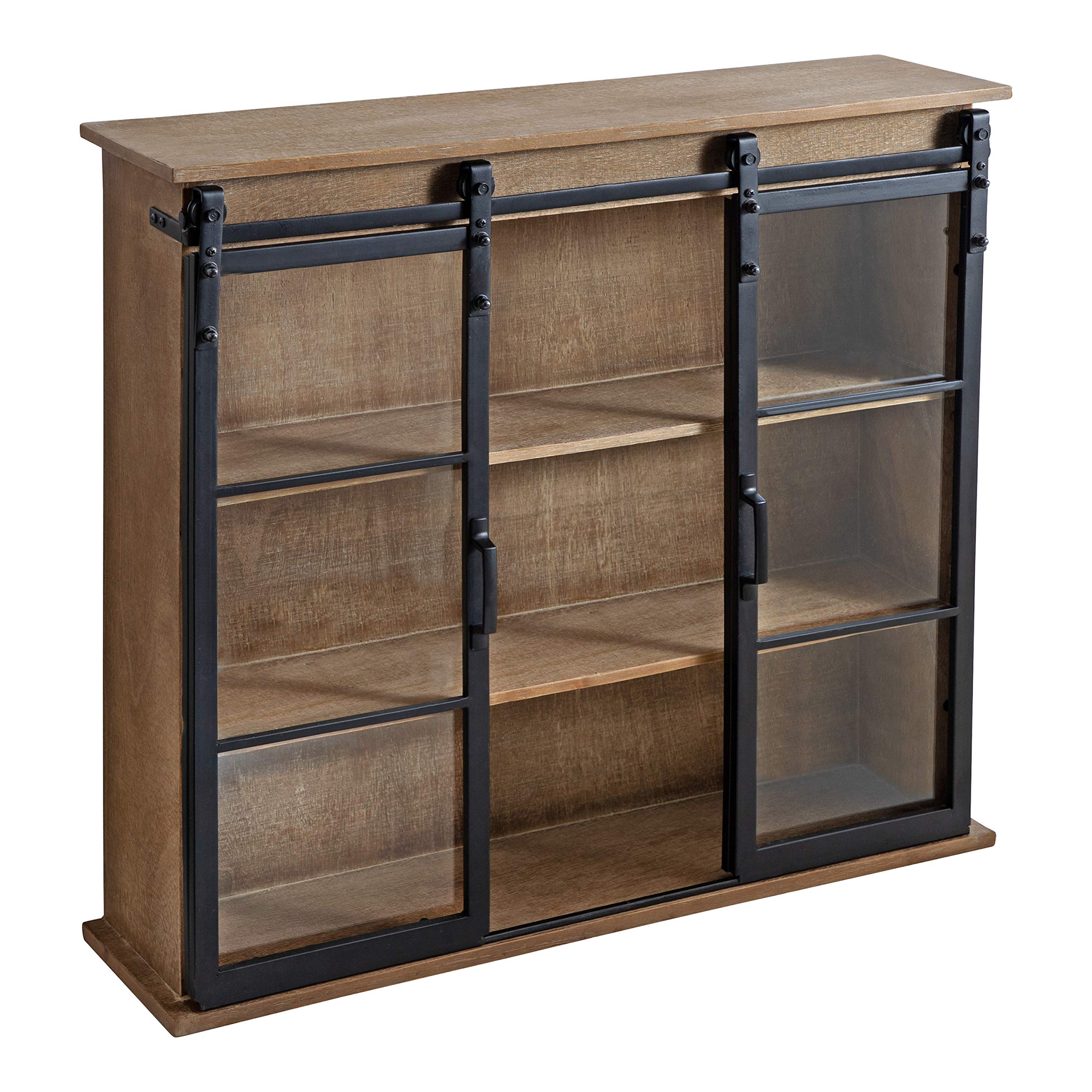 Kate & Laurel Barnhardt Rustic Brown Wooden Wall Cabinet - 30