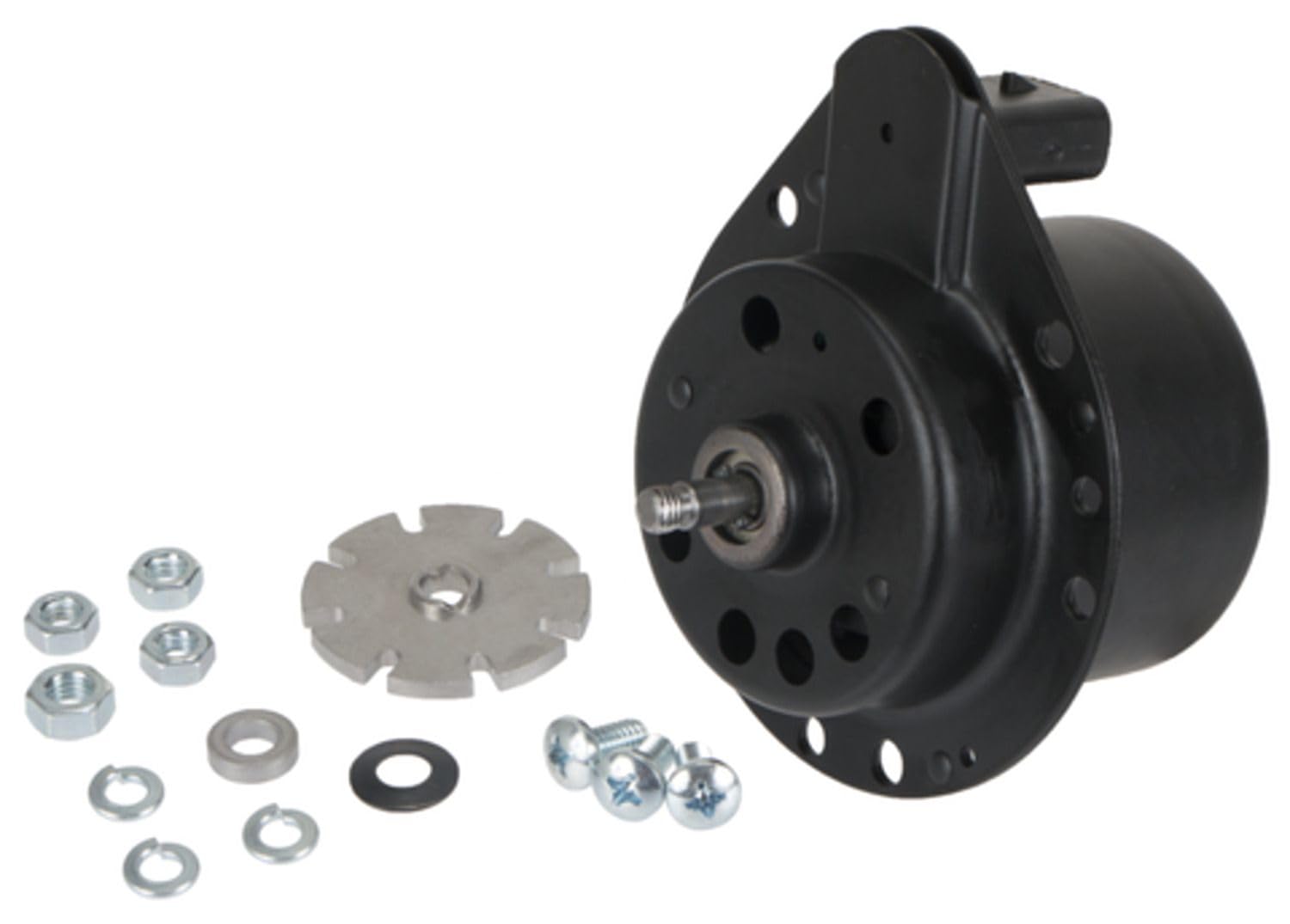 Four Seasons 35656 Radiator Cooling Fan Motor - Black Replacement Part for Car & Truck Engine Cooling System - Perfect for Overheating Prevention & Performance Enhancement