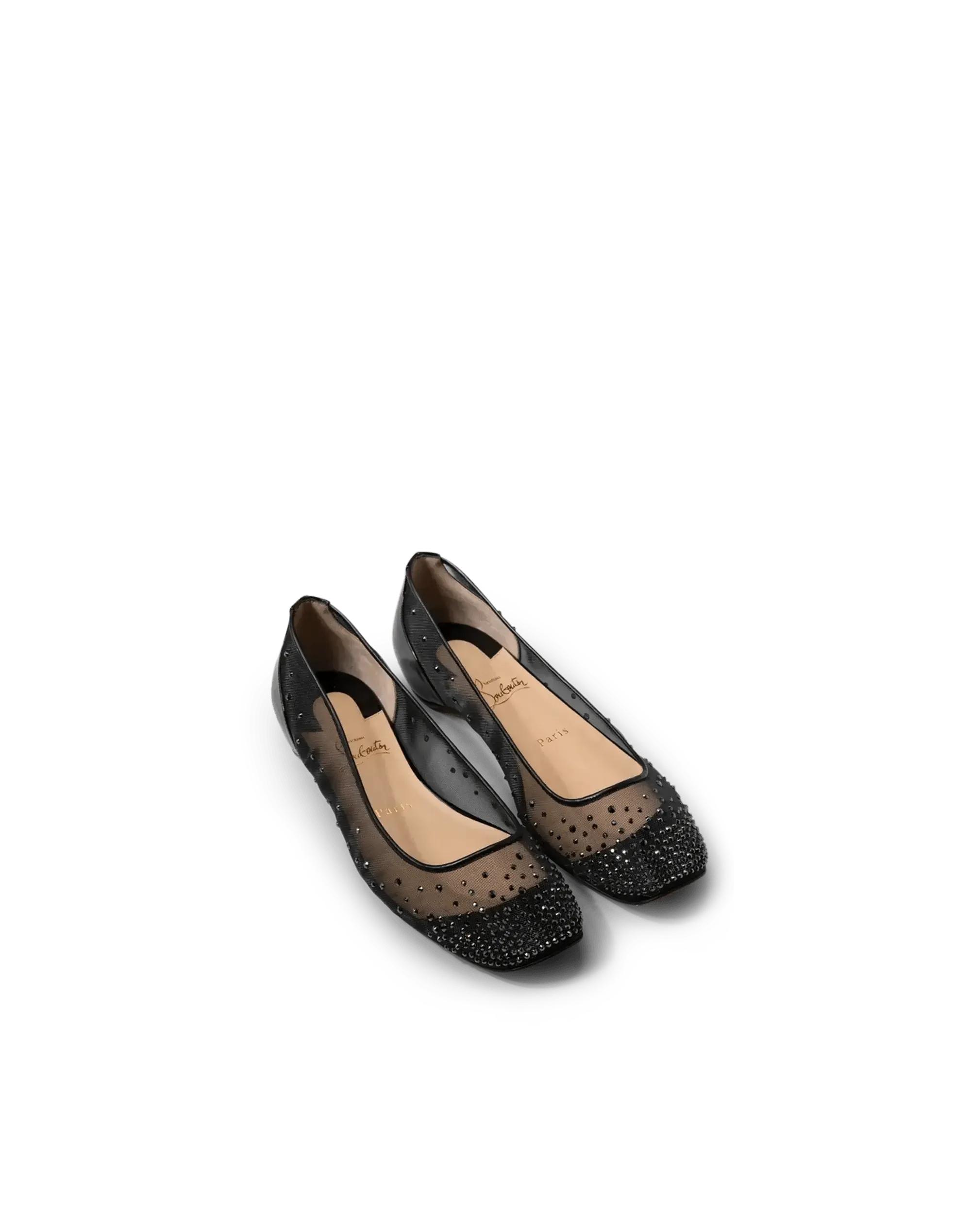 Follies Strass Flats - Sparkling Rhinestone Ballet Flats for Women | Comfortable & Stylish for Parties, Weddings & Evening Events
