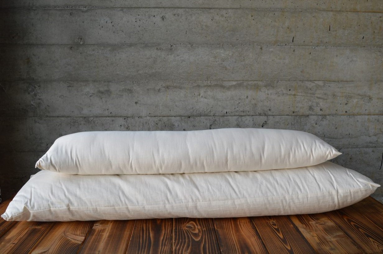 Organic Body Pillow - Certified Organic Cotton for Comfort & Support - Perfect for Pregnancy, Back Pain & Side Sleepers