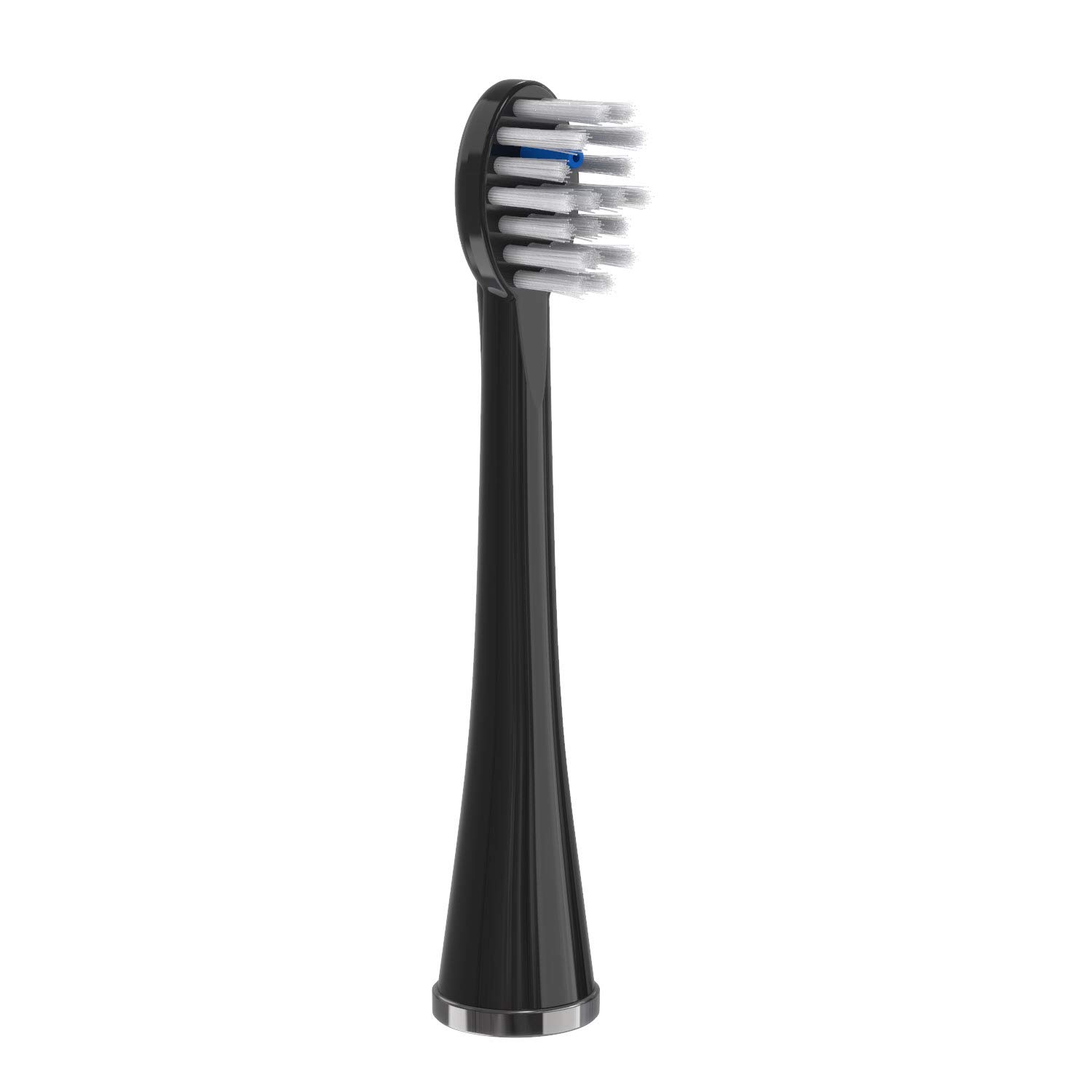 Genuine Waterpik Compact Replacement Brush Heads with Covers for Sonic-Fusion Flossing Toothbrush SFRB-2EB - 2 Pack Black | Compatible with Water Flossers & Electric Toothbrushes | Perfect for Travel & Daily Oral Care