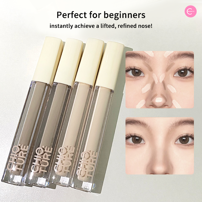 CHIOTURE Liquid Contour & Highlight Duo Stick - Creamy Blendable Makeup for Face Contouring and Highlighting - Perfect for Everyday Glam and Special Occasions