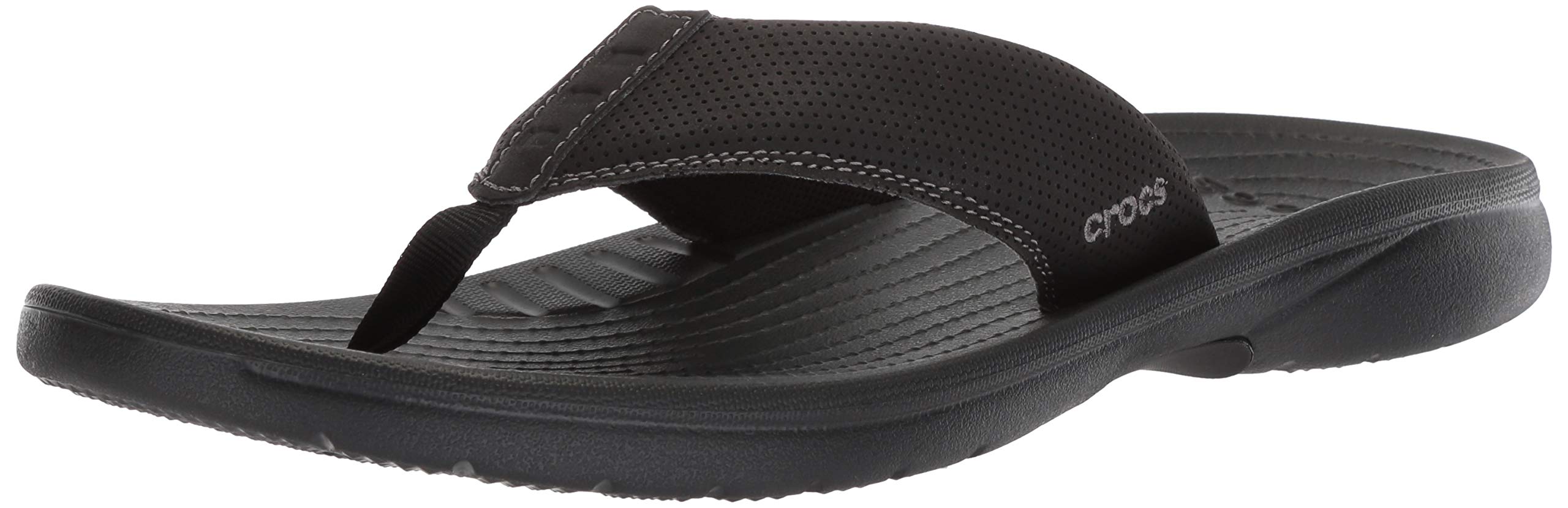 Crocs Men's Bogota Flip Flop Sandals - Comfortable Slip-On Water Shoes for Beach, Pool & Outdoor Activities