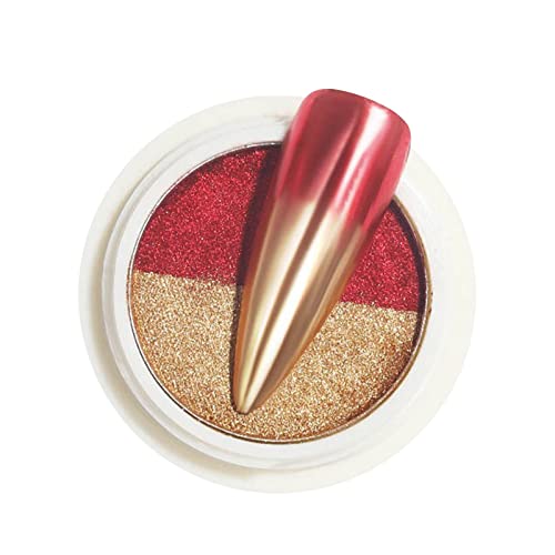 Rainbow Color Solid Nail Powder - Mirror Effect Mermaid Neon Ice Transparent Glitter for Nail Art Decoration | Perfect for Manicures, Pedicures, Salon & DIY Nail Designs