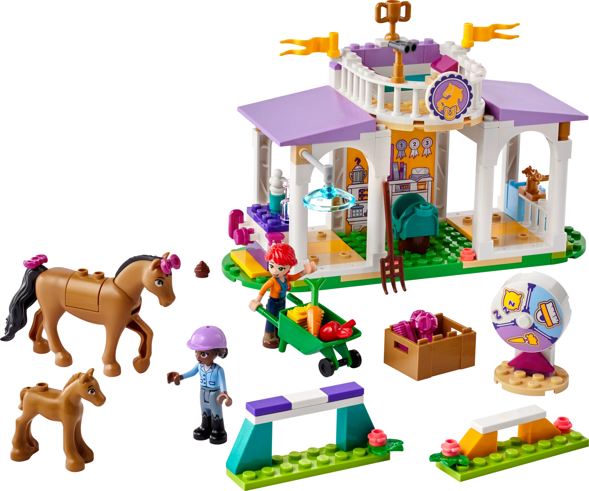LEGO® Friends™ Horse Training & Trailer 41711 Building Toy Set for Kids - Creative Play, Horse Riding Adventures & Stable Fun