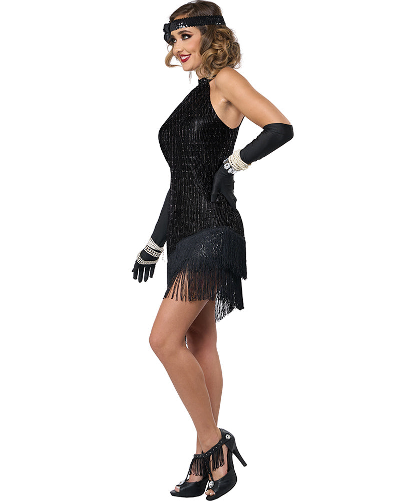 Vintage 1920s Flapper Dress Costume for Women - Roaring Twenties Gatsby Party Outfit, Halloween & Cosplay Costume
