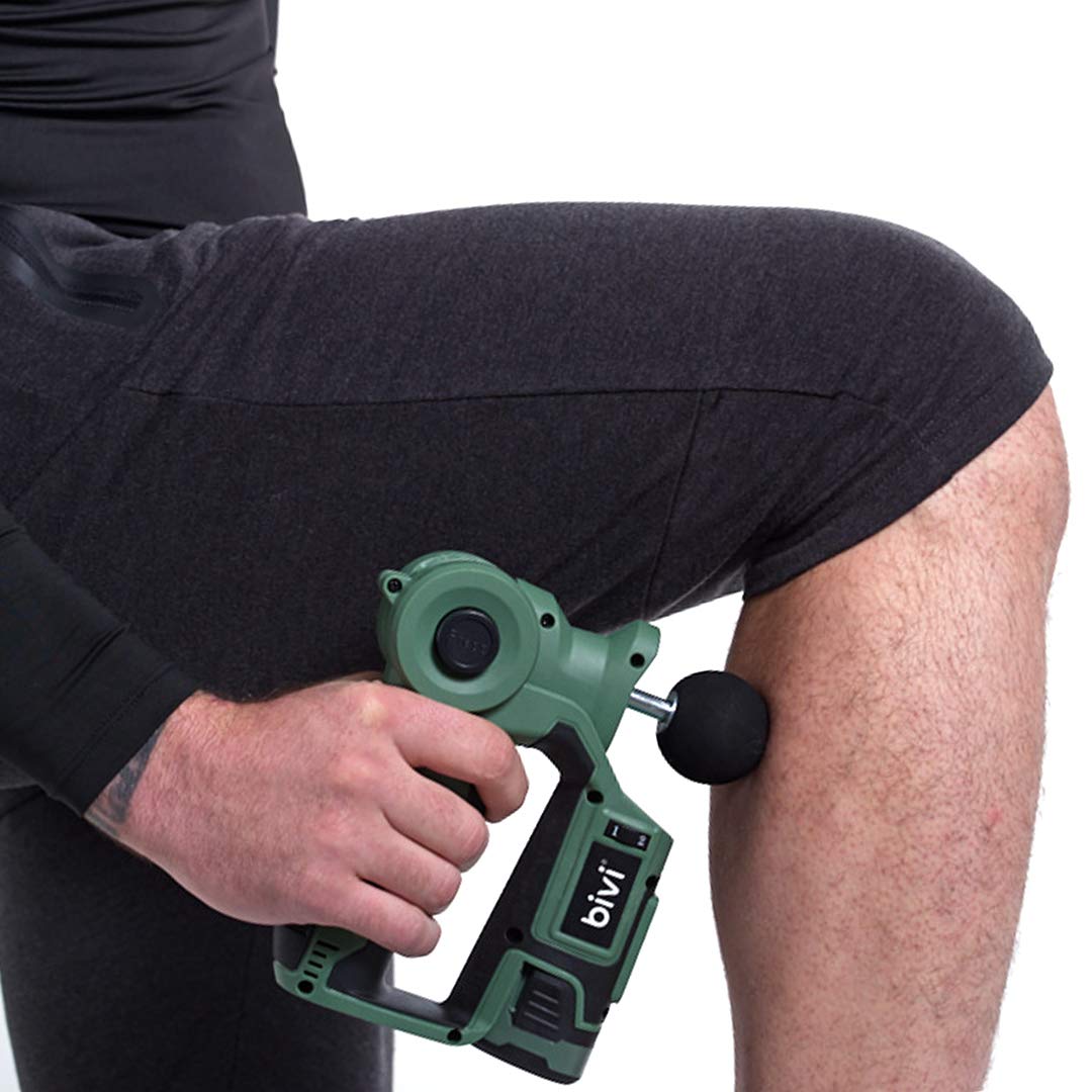 BIVI Deep Tissue Massage Gun - Handheld Percussion Massager for Muscle Recovery, Trigger Point Relief & Sports Therapy - Perfect for Athletes, Gym Workouts & Post-Exercise Recovery