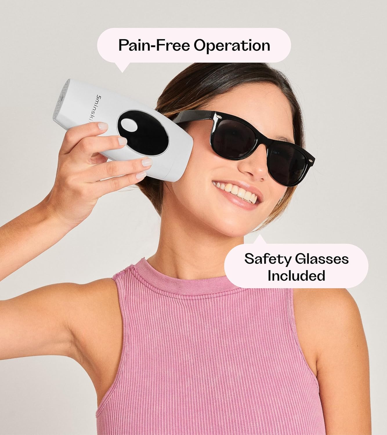 IPL Hair Removal Device 2.0 - At-Home Laser Hair Removal for Women & Men | 999,999 Flashes | Painless Permanent Hair Remover for Face, Legs, Arms, Bikini Line | Perfect for Smooth Skin at Home