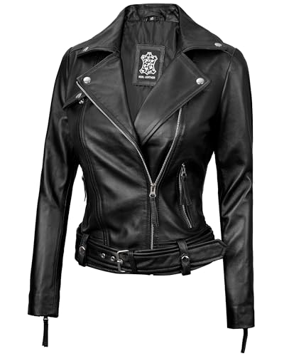 Angela - Black Leather Jacket