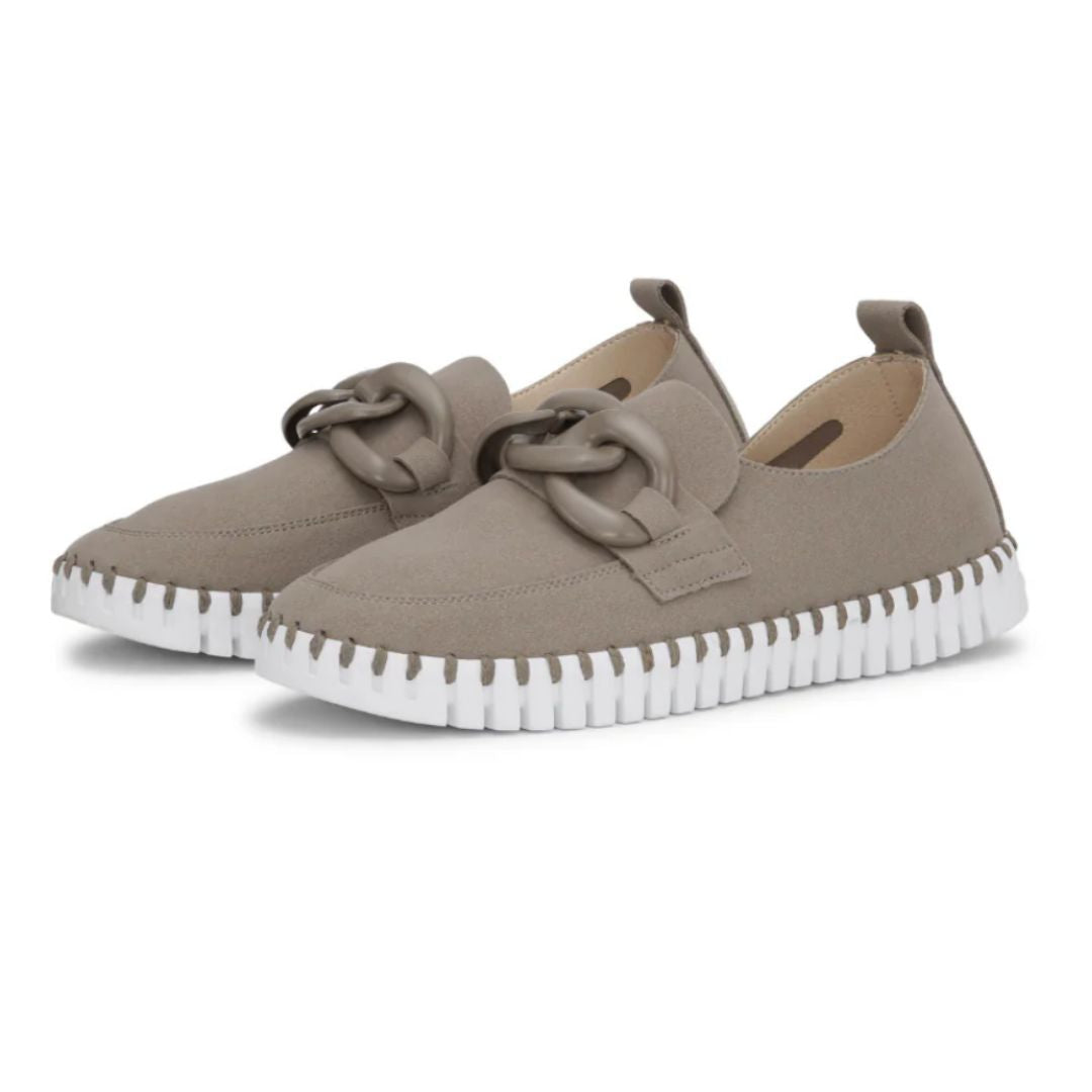Ilse Jacobsen Women's Slip-On Loafers - Comfortable Casual Shoes for Walking, Work & Travel | Water-Resistant & Lightweight for Everyday Wear
