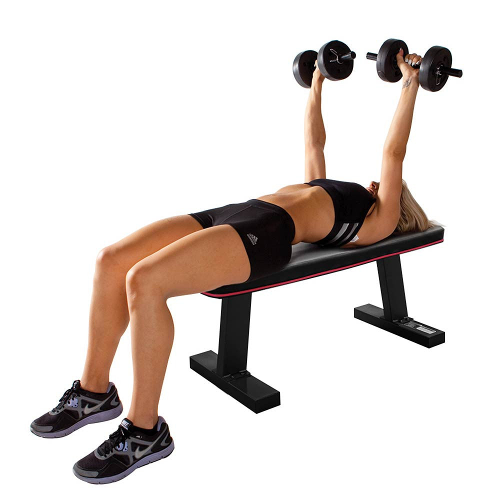 Marcy SB 10510 Flat Weight Bench - Adjustable Home Gym Equipment for Strength Training & Workouts | Perfect for Home Gym, Personal Training & Fitness Enthusiasts