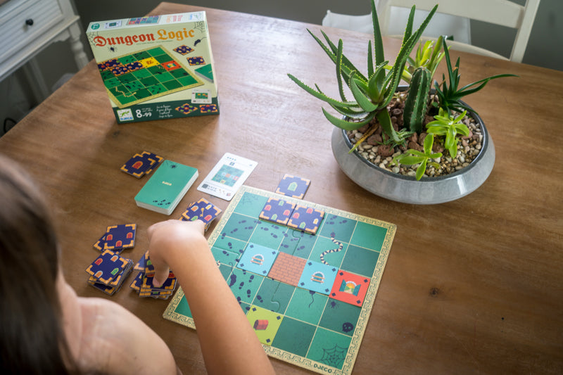 Dungeon Logic Game - Challenging Puzzle Board Game for Adults & Teens | Perfect for Family Game Nights & Brain Training