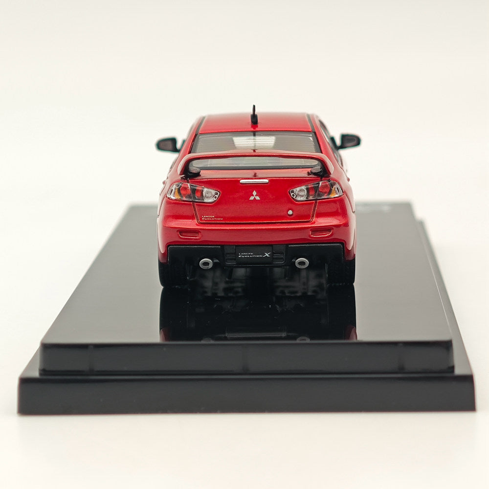 1/64 Mitsubishi Lancer Evolution X Phantom Red Metallic Diecast Model Car - Limited Collector's Edition for Car Enthusiasts & Display - Perfect for Showcases, Gifts, and Racing Collections