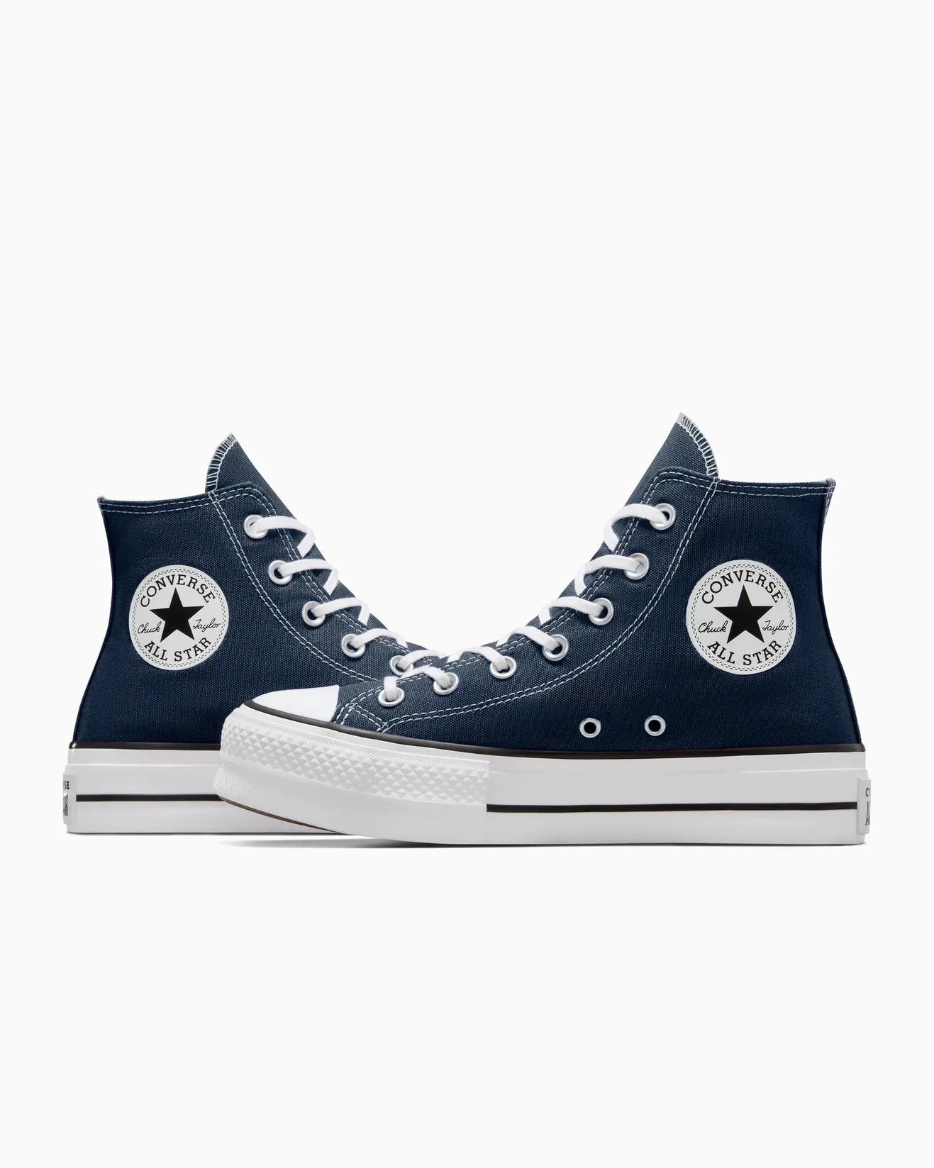 Converse Women's Chuck Taylor Lift Navy Sneakers - Comfortable Casual Shoes for Everyday Wear, Walking & Street Style