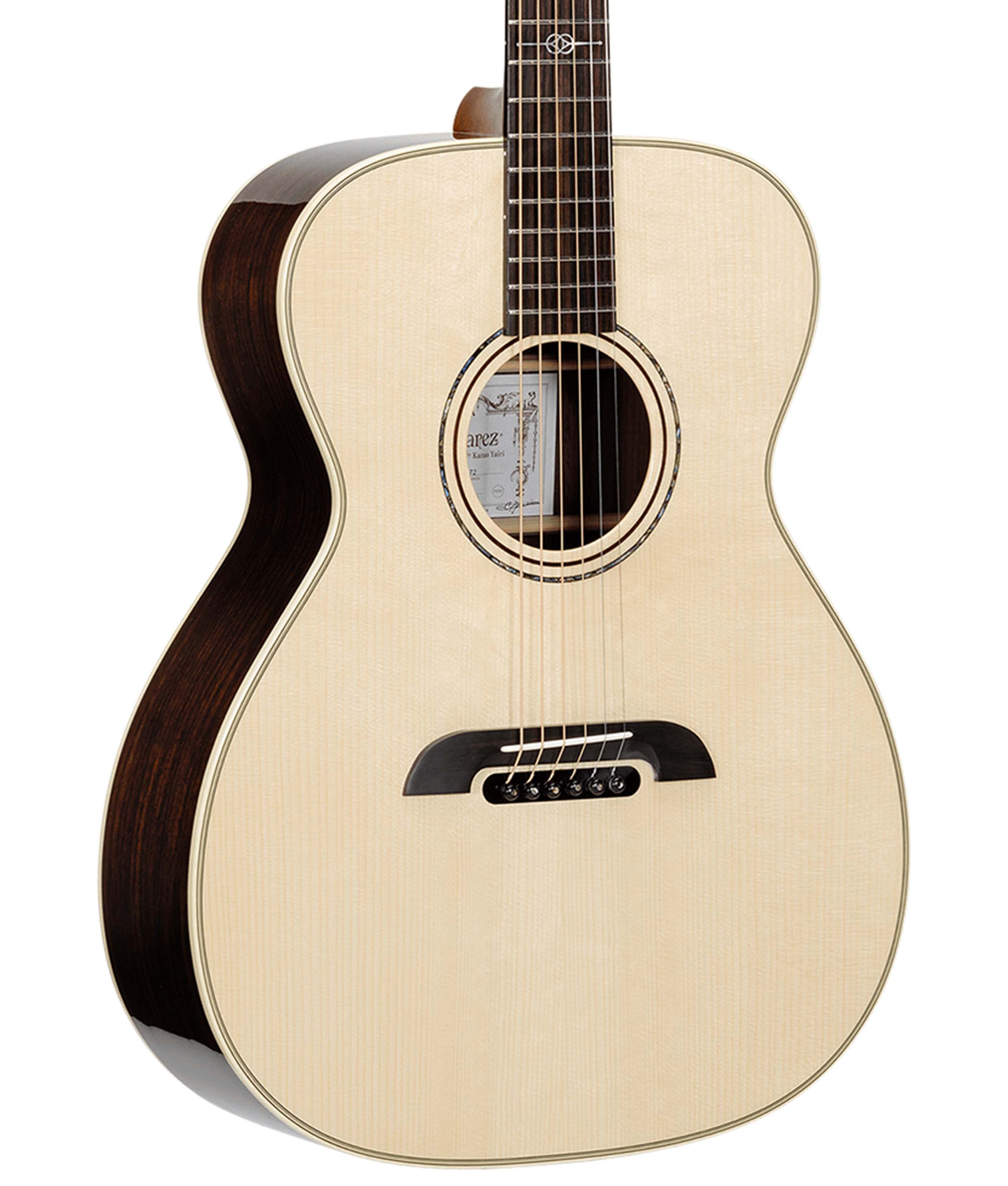 Alvarez FYM72 Yairi Masterworks OM/Folk Acoustic Guitar - Spruce Top & Rosewood Back/Sides - Perfect for Live Performances, Studio Recording & Home Practice