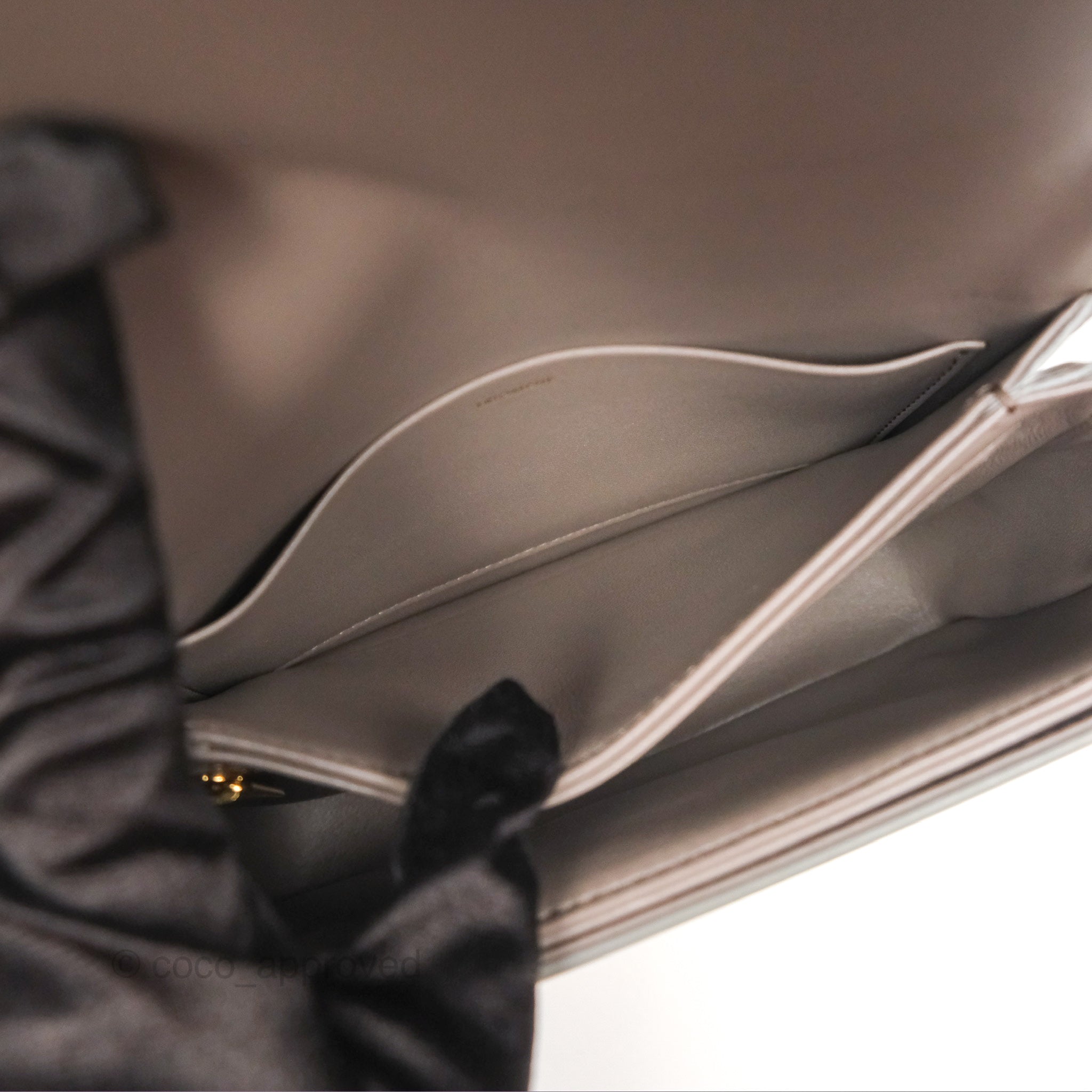 Celine Teen Triomphe Bag in Shiny Calfskin Leather with Pebble Gold Hardware - Perfect for Work, Travel & Evening Events