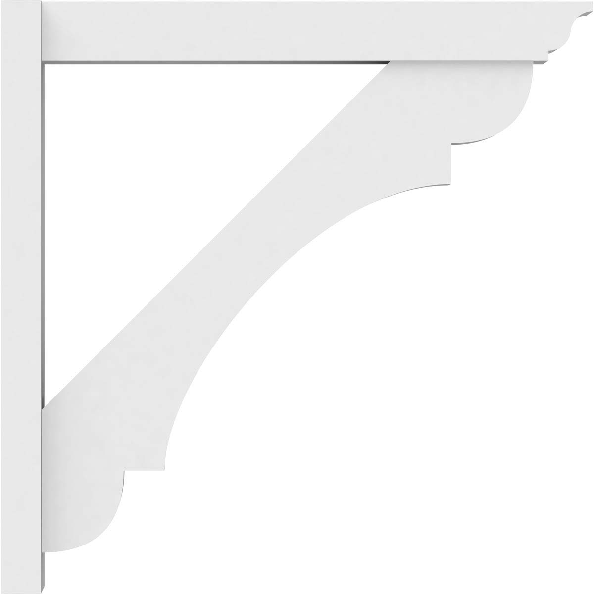 Ekena Millwork OUTP05X30X30OLY01 White 5
