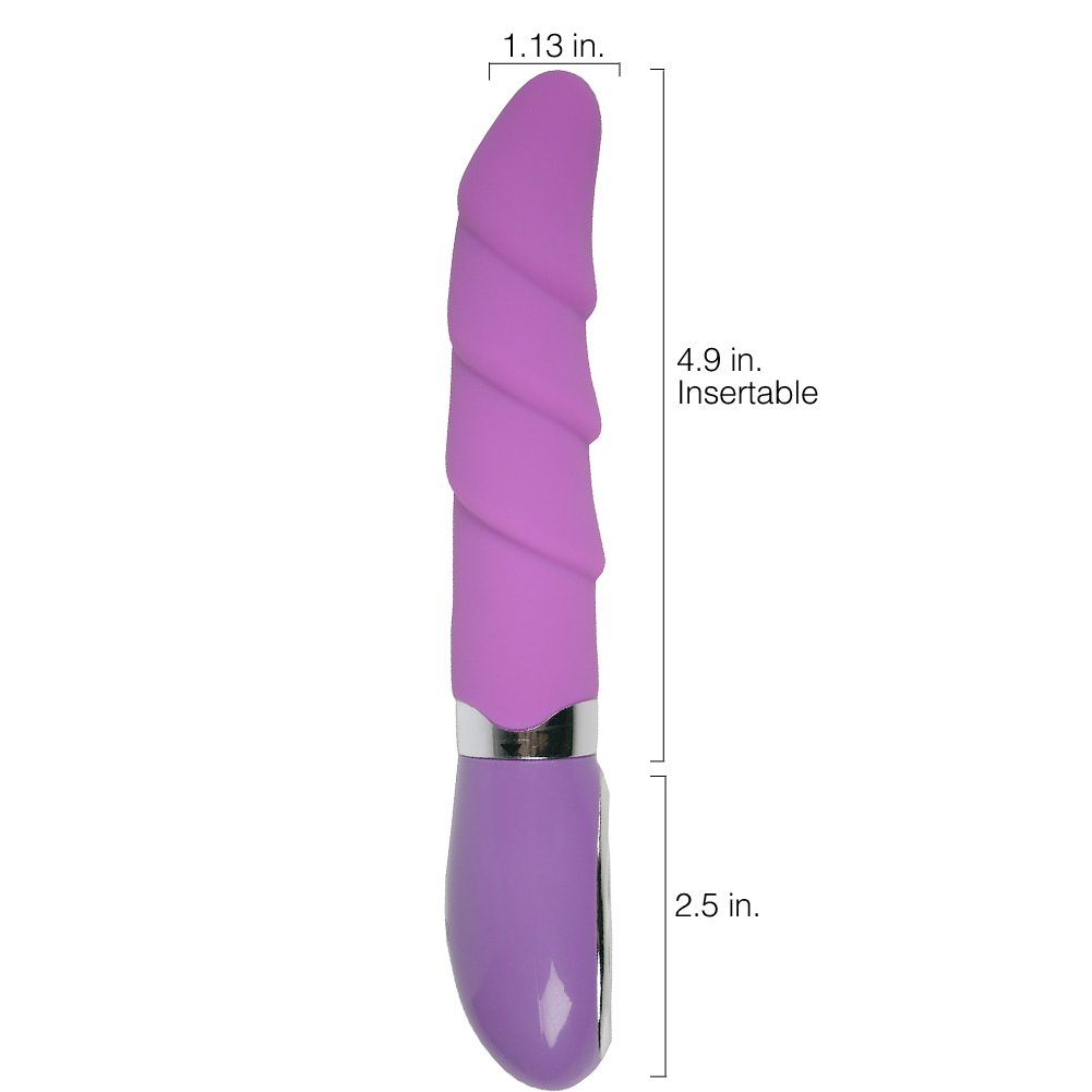Premium Silicone G-Spot & Clit Vibrator - Multi-Speed Rippled Stimulator for Intense Pleasure | Waterproof & Body-Safe Adult Toy for Couples & Solo Play
