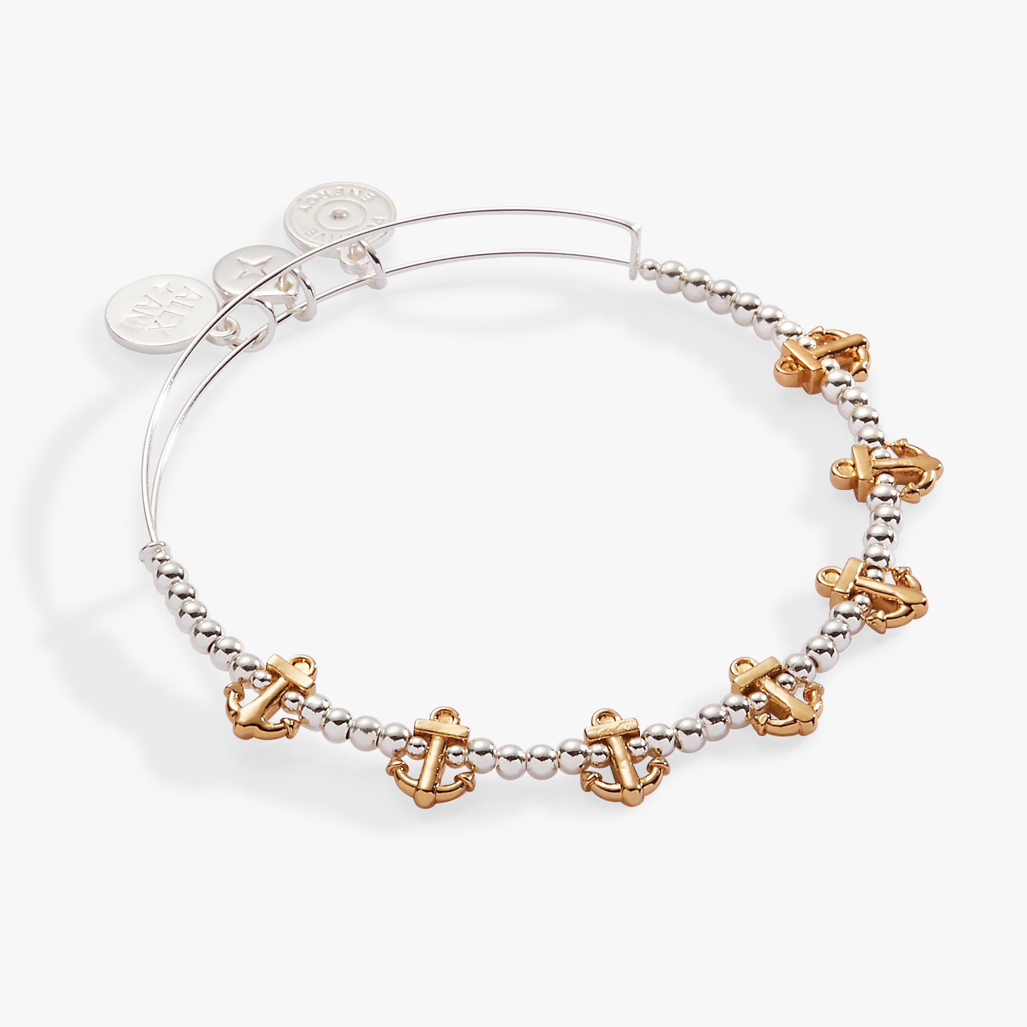 Anchor Beaded Bangle Bracelet for Women - Trendy Nautical Jewelry Gift for Beach Vacation & Summer Outfits