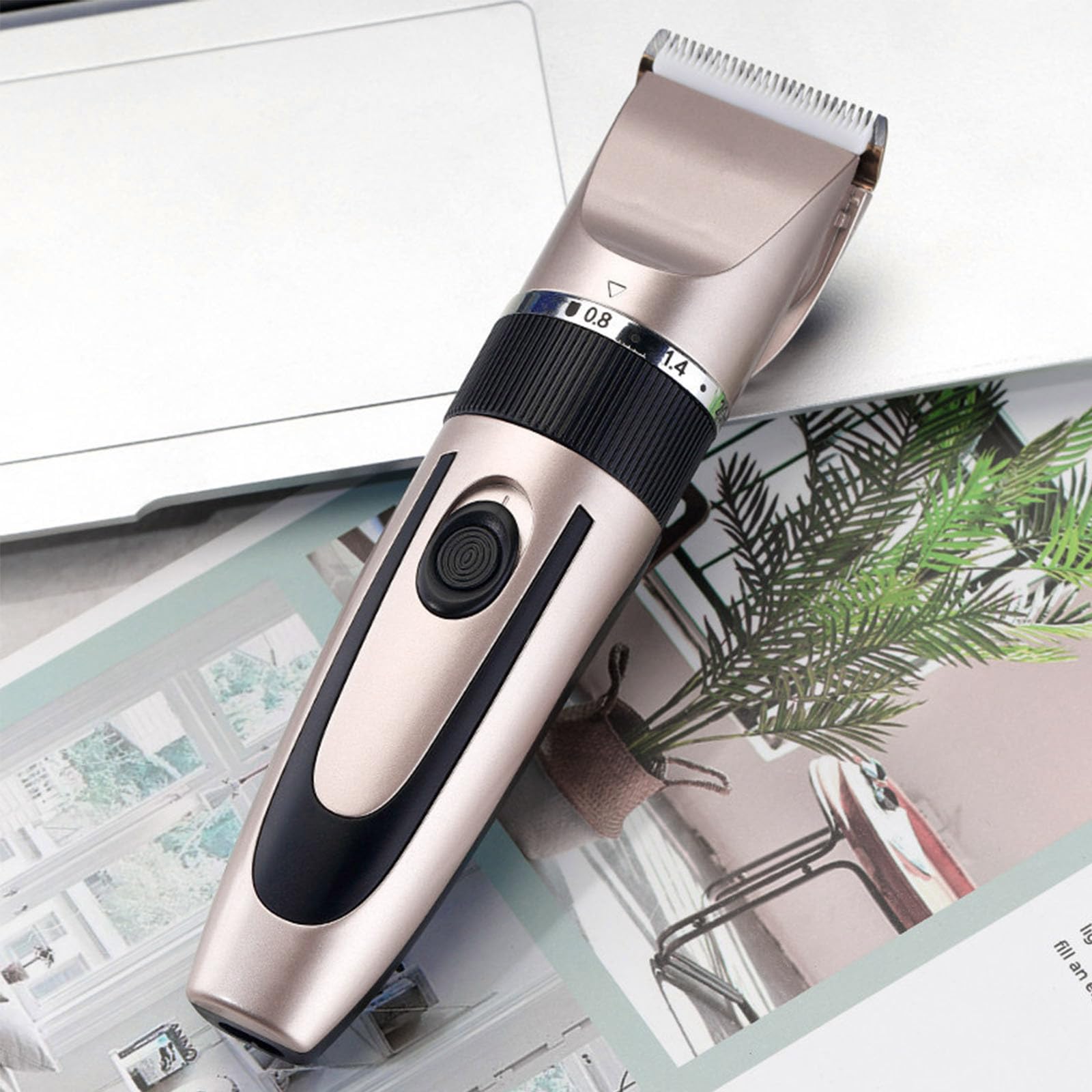 Professional Cordless Rechargeable Hair Clippers for Men & Women - Electric Hair Trimmer with Master Engraving Technology - Salon-Grade Hair Cutting & Styling Tool for Home Barbering & Grooming (Perfect for DIY Haircuts, Beard Trimming & Pet Grooming)