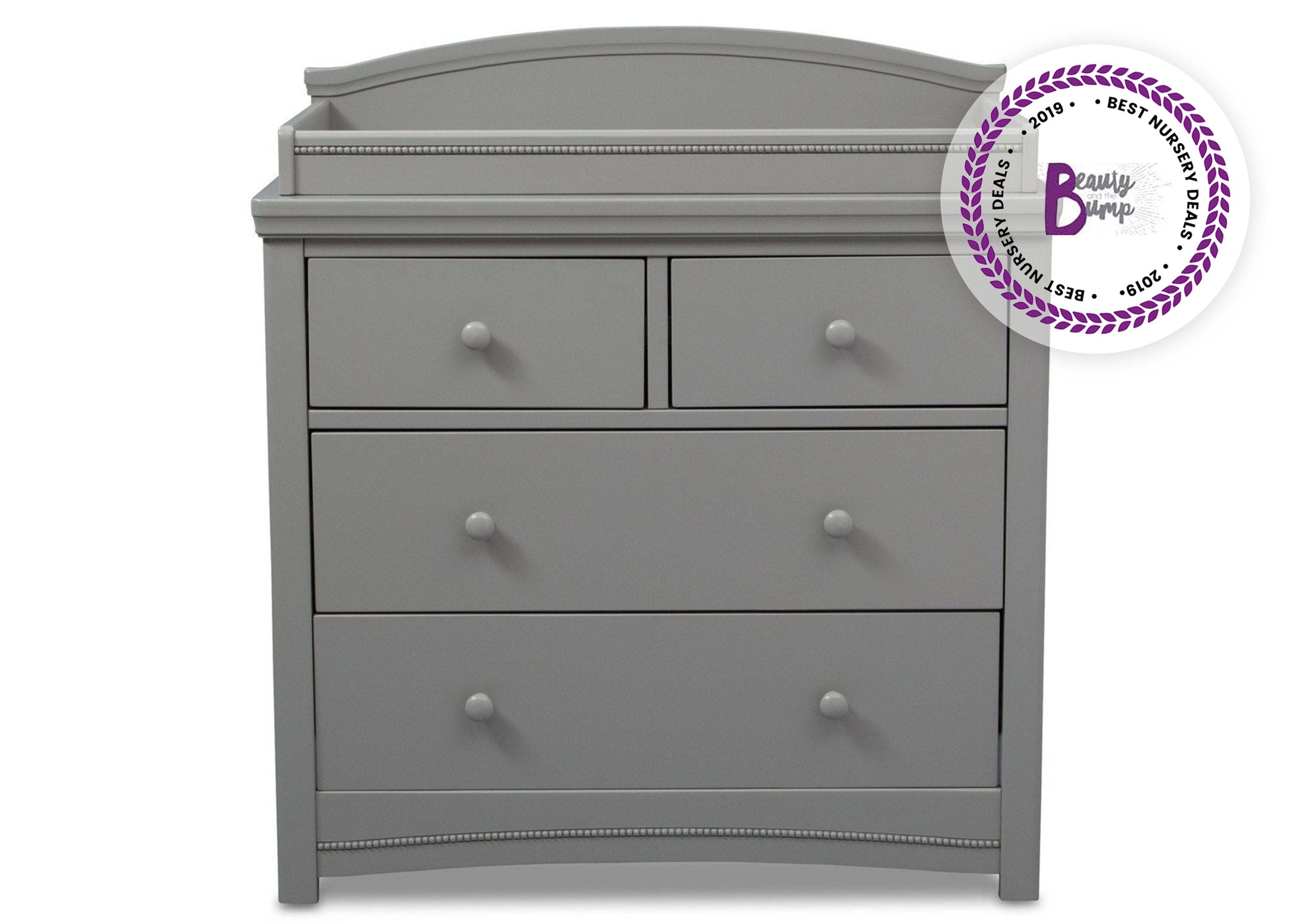 Emma 4-Drawer Baby Dresser with Changing Table Top - Nursery Storage Solution for Diapers, Clothes & Baby Essentials | Perfect for Newborns & Toddlers