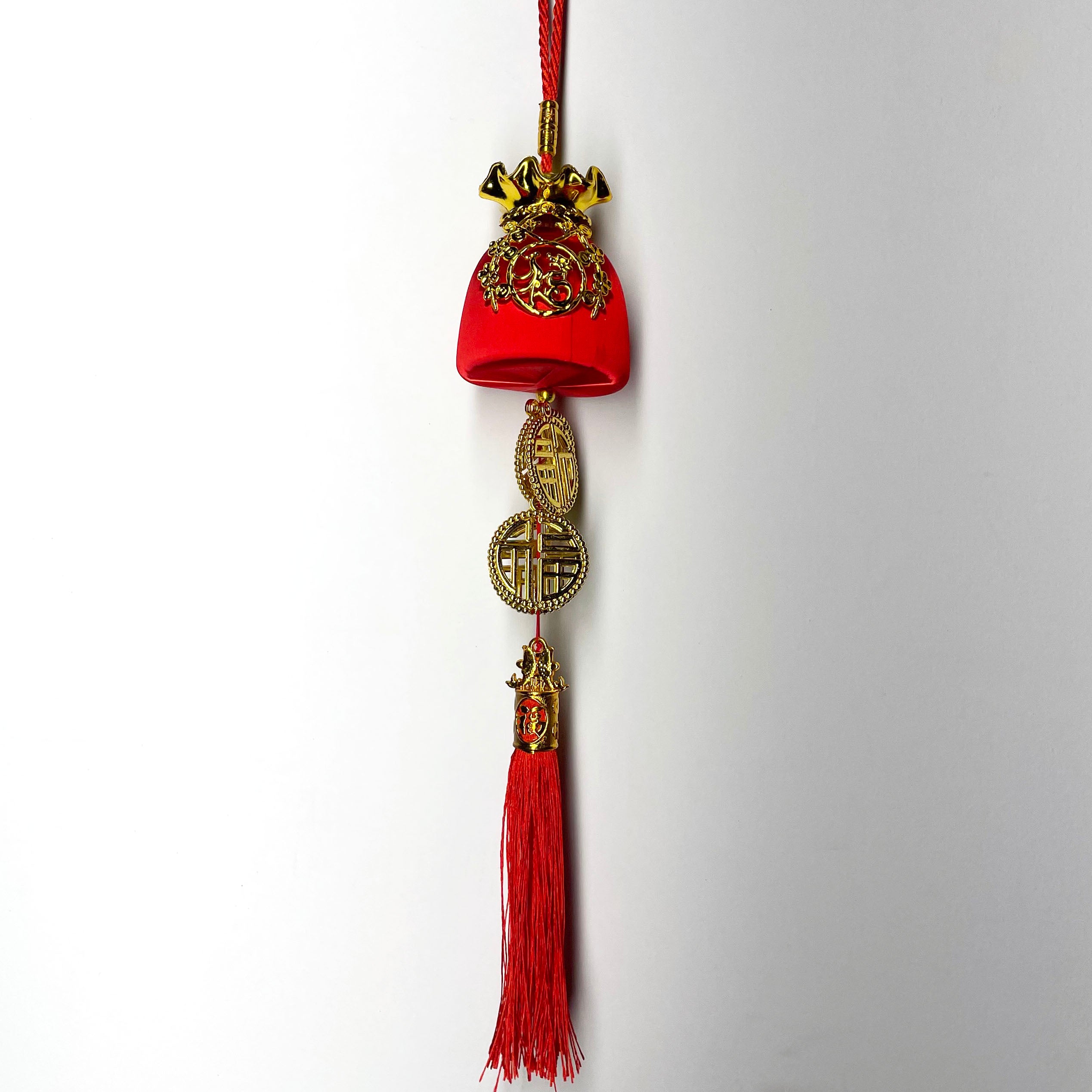 Lucky Money Bag with 3D Tassel - Chinese New Year Red Envelope for Gifts, Decor & Prosperity