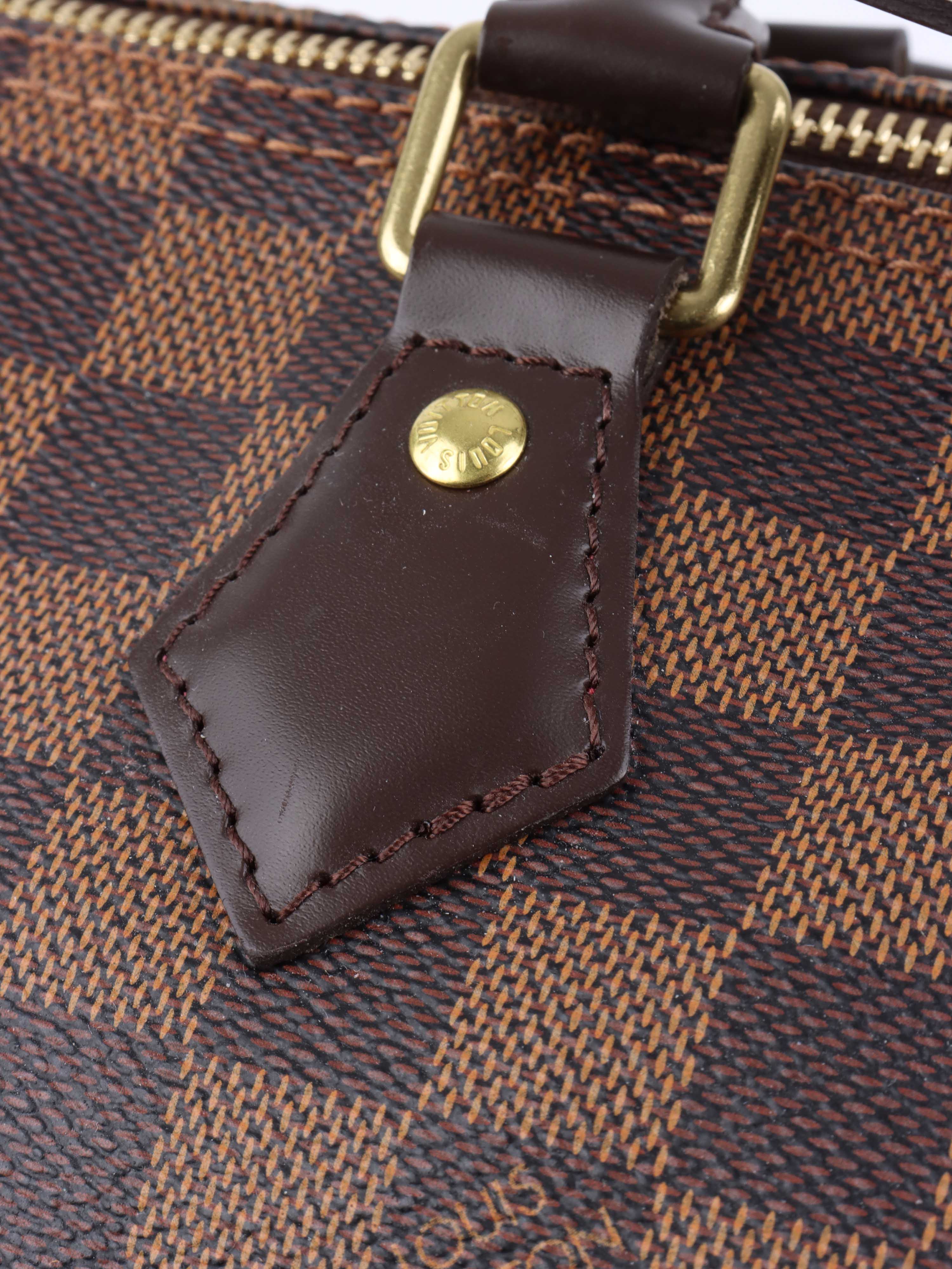 Louis Vuitton Damier Ebene Speedy 30 Handbag - Authentic Luxury Crossbody Bag for Women | Perfect for Travel, Work & Everyday Use