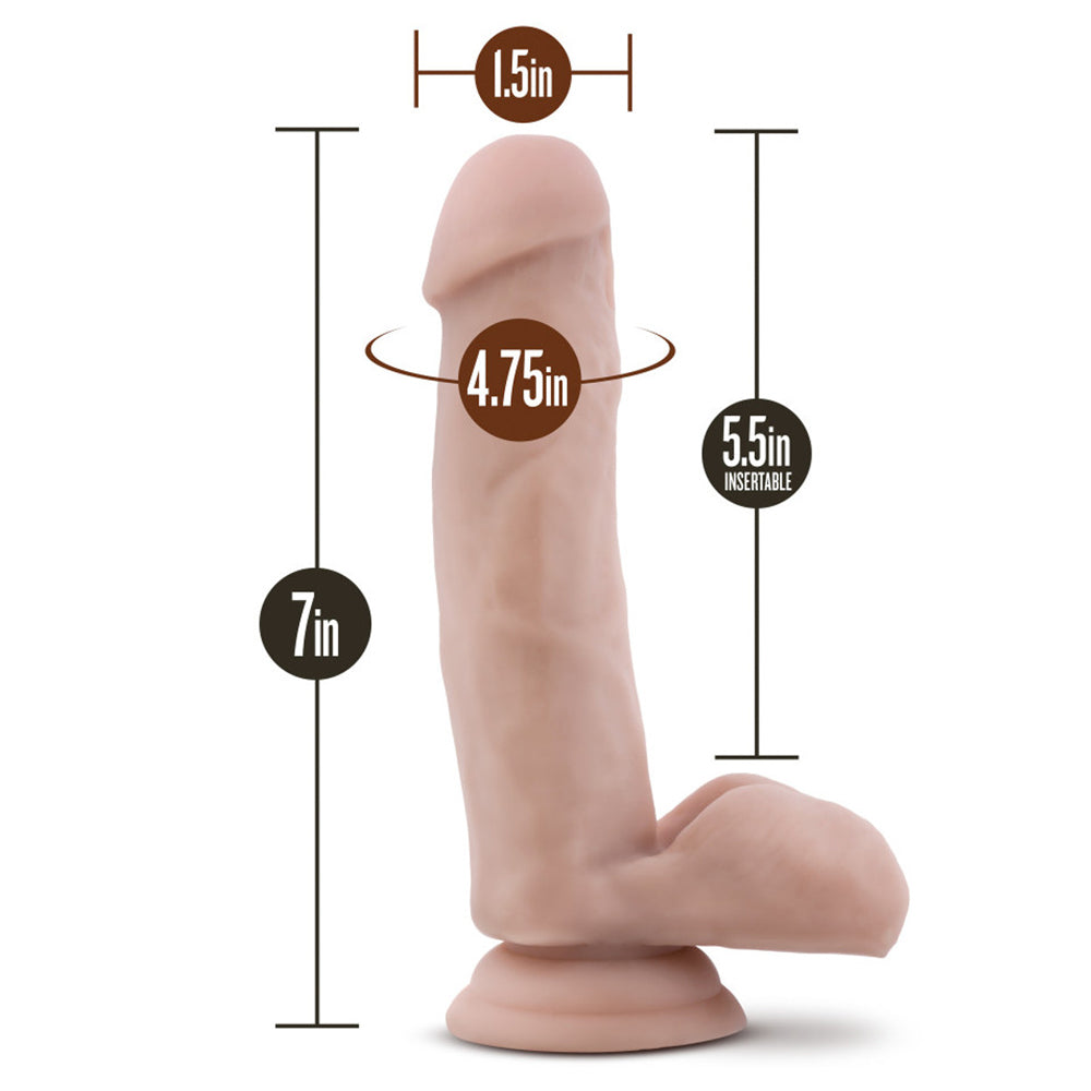 Coverboy The Pool Boy Realistic 7 Inch Dildo - Lifelike Silicone Adult Toy for Solo Play & Couples, Perfect for BDSM, Fantasy Roleplay & Spicing Up Your Sex Life
