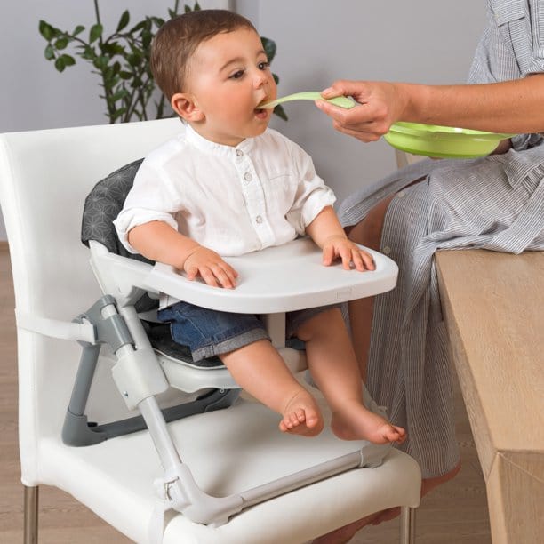 Chicco Take A Seat Booster Seat - Portable High Chair for Toddlers - Safe & Comfortable Baby Feeding Seat for Home & Travel - Perfect for Restaurants, Picnics & Family Outings