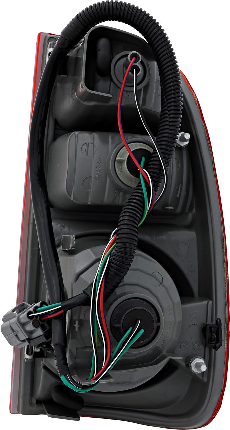 Toyota Tundra 2005-2006 Tail Lights Set - Compatible with Regular & Access Cab Models - Driver & Passenger Side Replacement Lamps - Perfect for Night Driving & Vehicle Upgrades