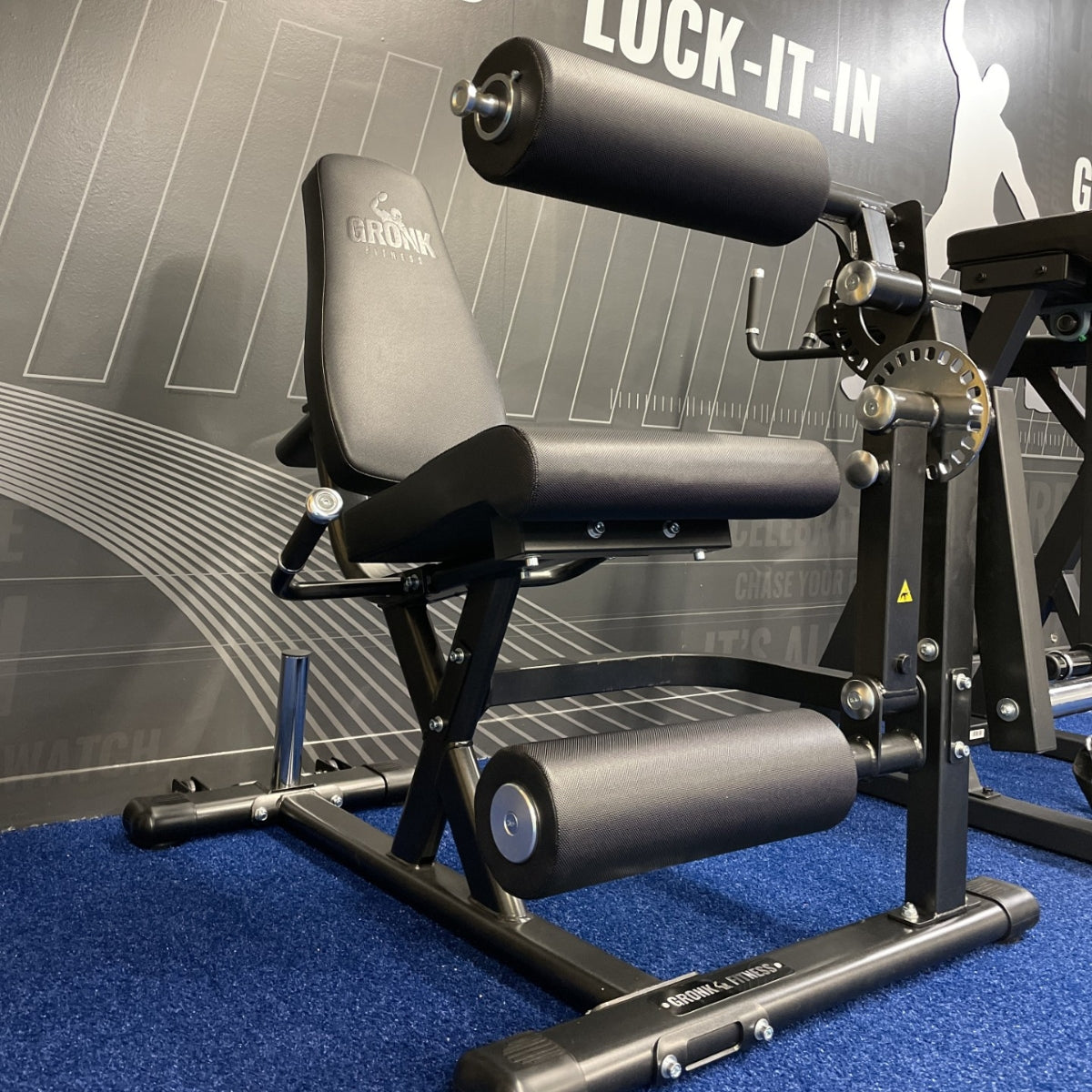 Gronk Fitness Leg Extension and Curl Machine - Home Gym Leg Workout Equipment for Strength Training and Muscle Building | Perfect for Home Gym, Personal Training, and Fitness Enthusiasts