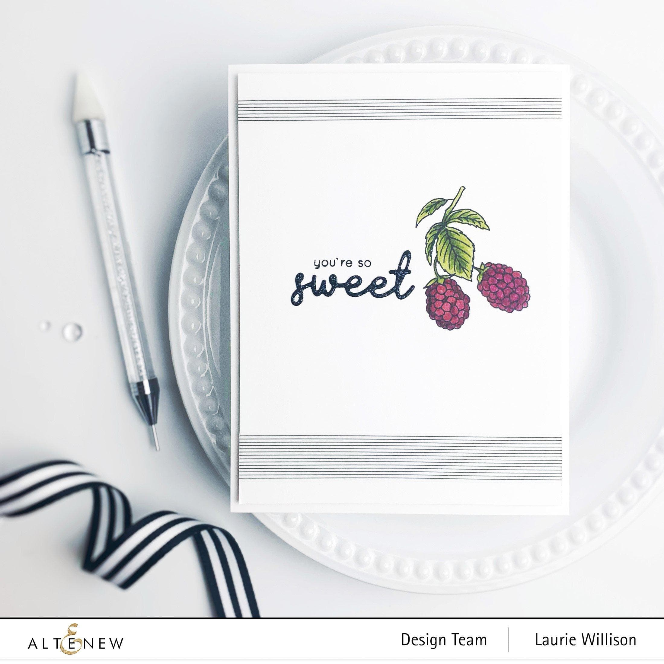 Mini Delight: Berry Sweet Stamp & Die Set for Card Making, Scrapbooking & DIY Crafts - Perfect for Handmade Greeting Cards, Invitations & Paper Projects