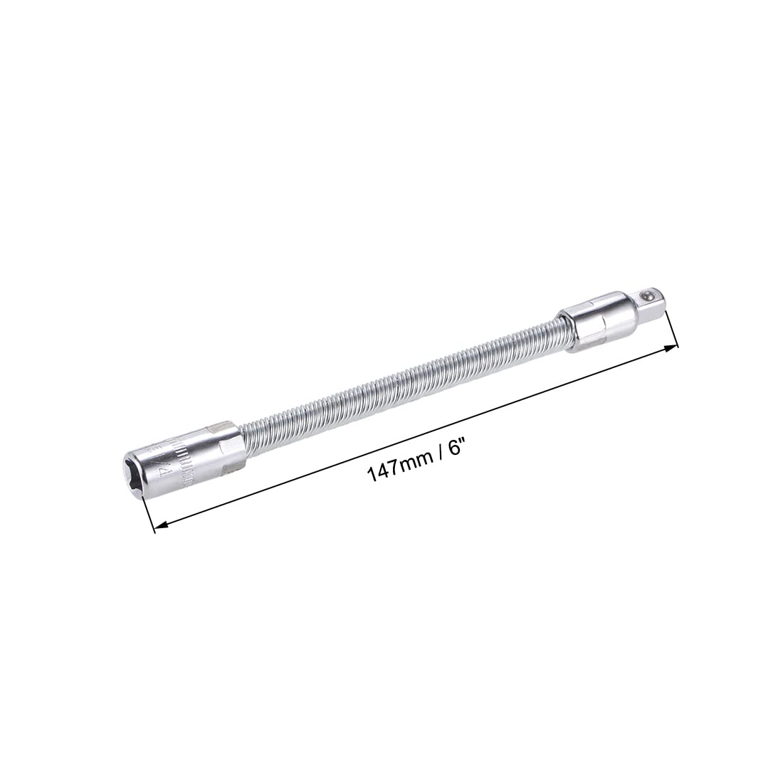 **uxcell 3-Piece Socket Accessory Set - 13mm 6-Point Deep Socket, 4.5