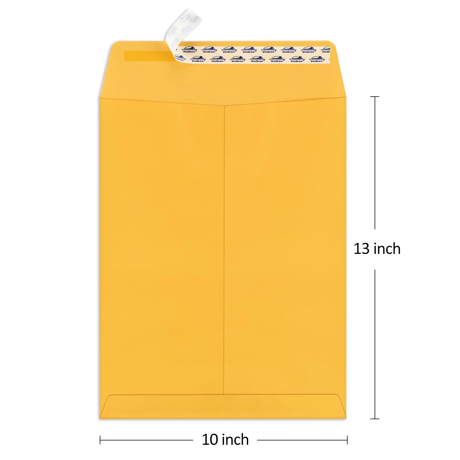 ValBox 10x13 Self Seal Catalog Envelopes - 150 Pack Brown Kraft Mailing Envelopes with Peel & Seal Closure for Shipping, Documents, Organizing & Storage | Perfect for Offices, Mailing Services & Home Organization