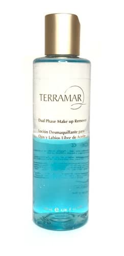 Terramar Dual Phase Makeup Remover - Oil & Water Formula for Gentle Eye & Face Cleansing | Perfect for Sensitive Skin & Waterproof Makeup Removal