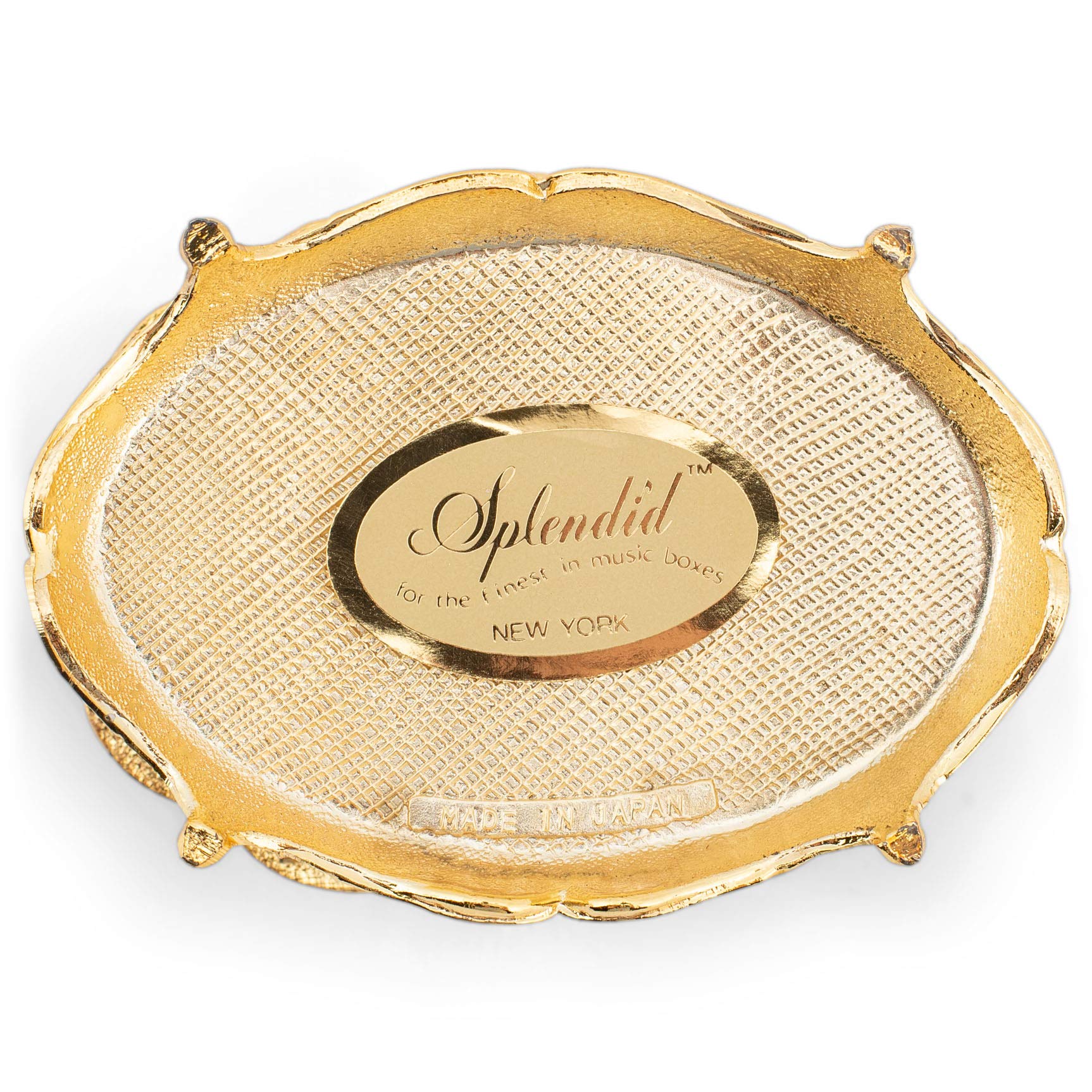 Elegant Floral Music Jewelry Box - Oval Shape with 'Candle in the Wind' Melody | Perfect Gift for Birthdays, Anniversaries & Home Decor
