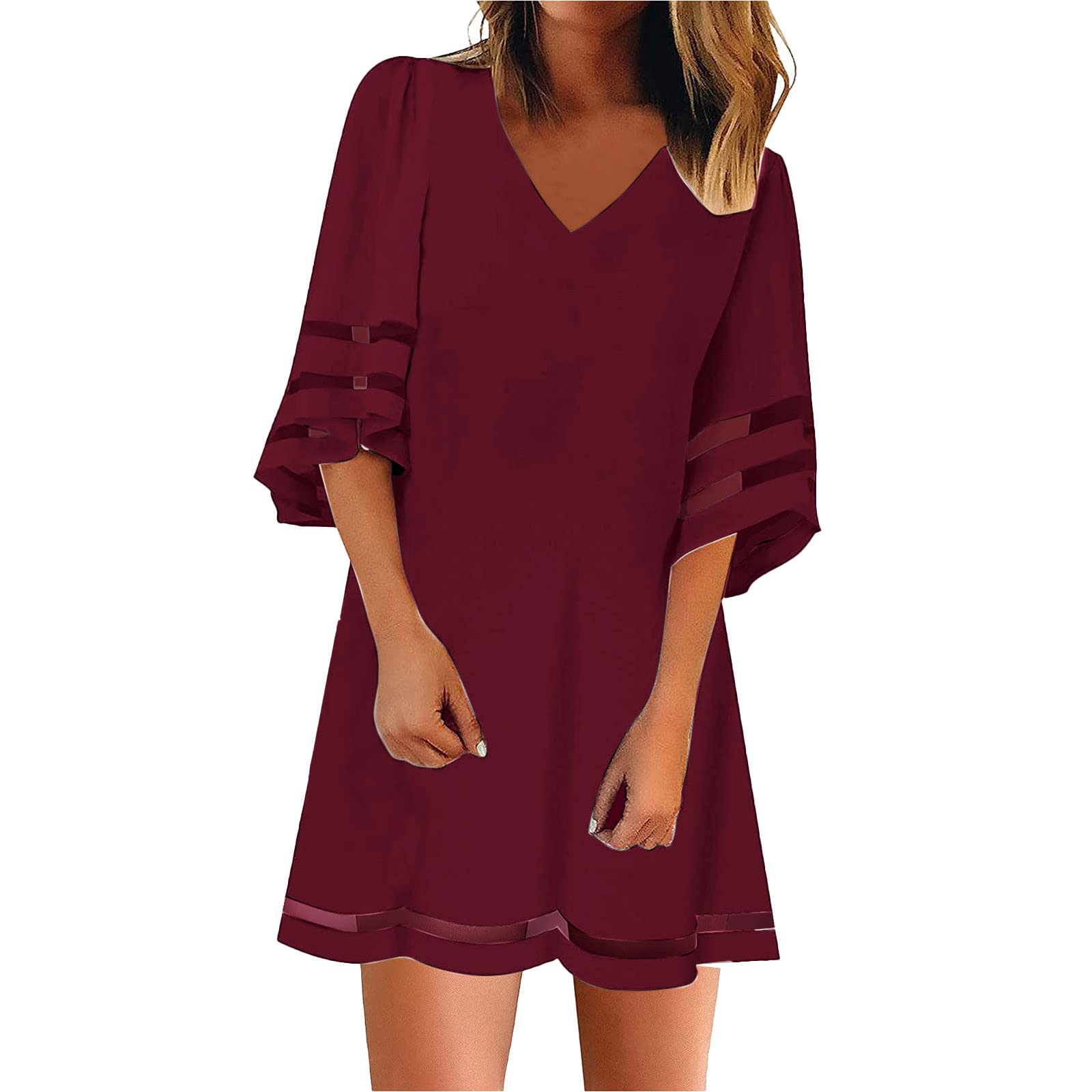 2024 Women's Spring Skater Boho T-Shirt Dress - High Waist Casual Tunic Dress for Women | Perfect for Streetwear, Harajuku Fashion & Everyday Outfits