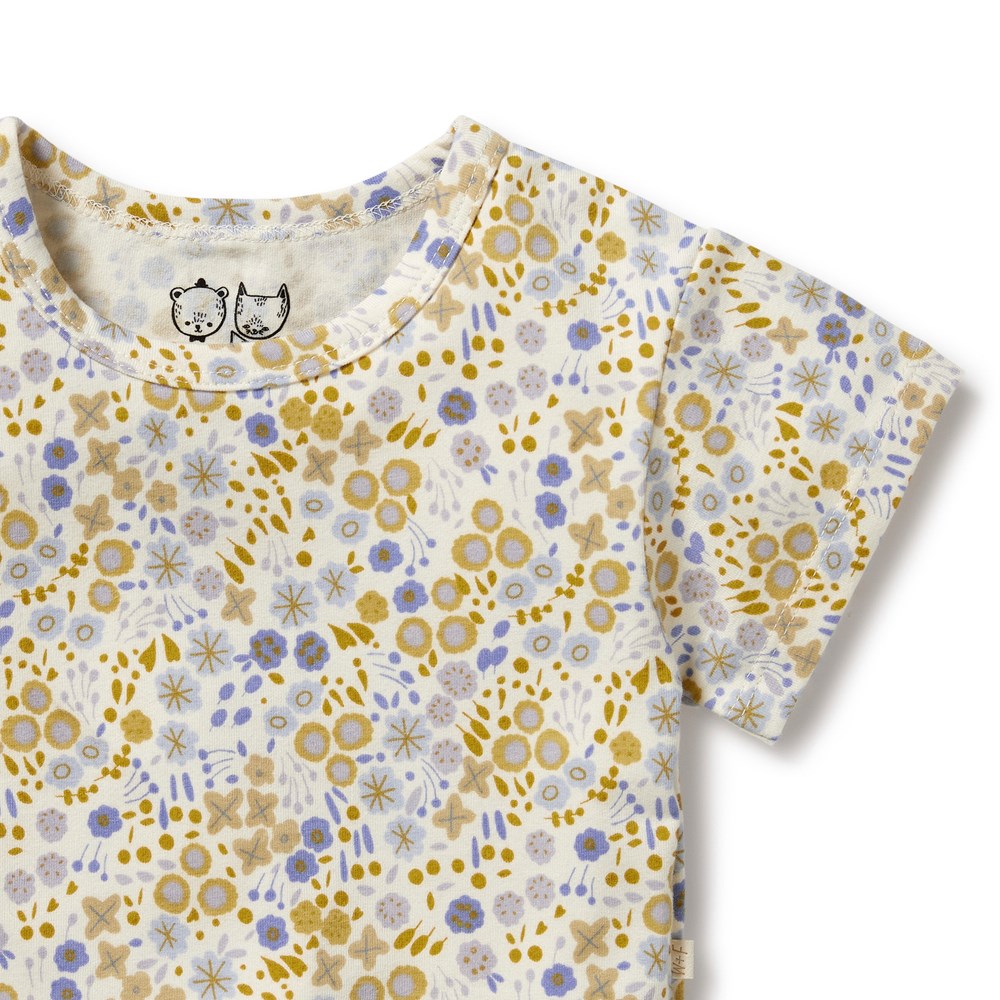 Little Meadow Organic Cotton Baby Tee - Soft & Breathable Infant T-Shirt for Boys & Girls | Perfect for Playtime, Daycare & Family Outings