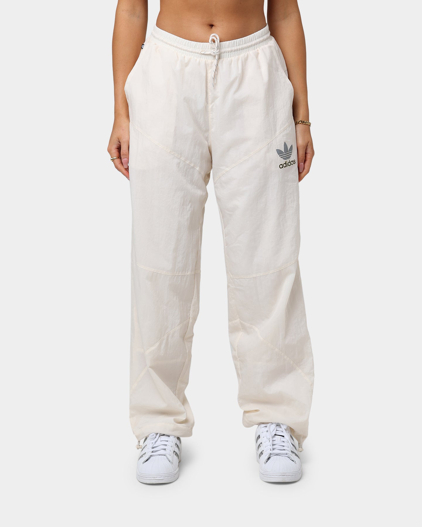 Adidas 4D Cush Pants for Men - Wonder White Running Jogger Pants with 4D Cushion Technology for Gym Workouts & Casual Wear