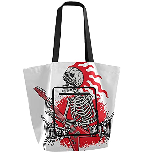 Skull Plays Guitar