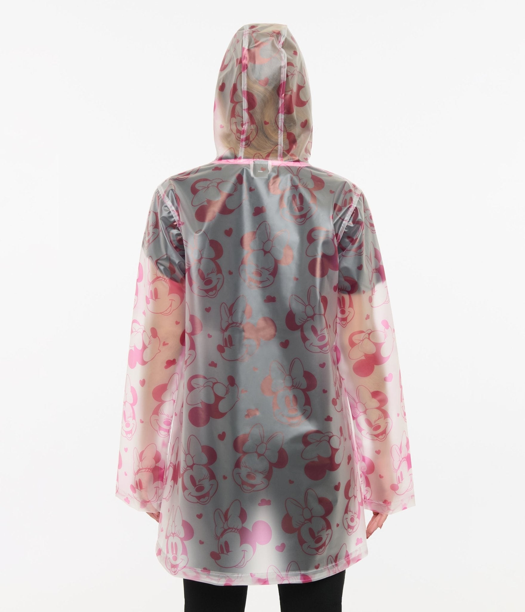 Disney Minnie Mouse Pink Waterproof Rain Jacket for Women - Cute & Stylish Outerwear for Rainy Days, Theme Parks, and Disney Vacations
