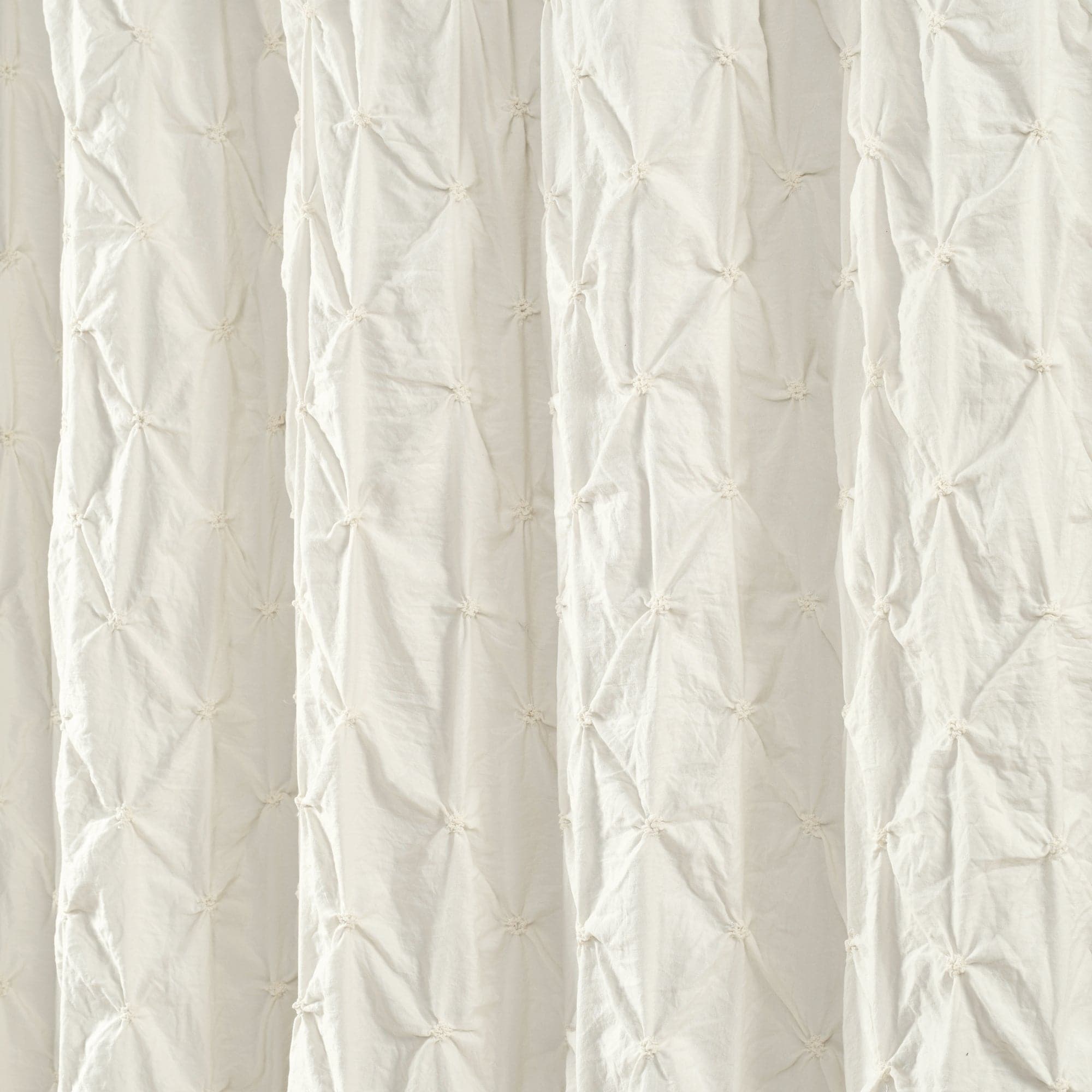 Elegant Ravello Pintuck Shower Curtain - Waterproof Bathroom Decor for Modern Homes | Perfect for Spa-Like Showers & Luxury Bathrooms