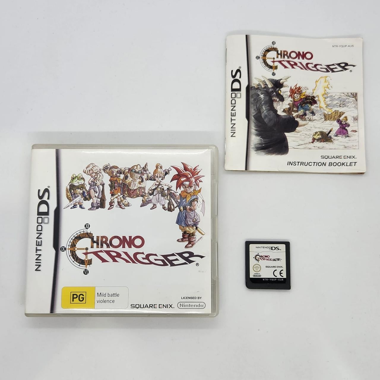 Chrono Trigger Nintendo DS Game with Manual - Classic RPG Adventure for Travel, Commuting & Home Gaming