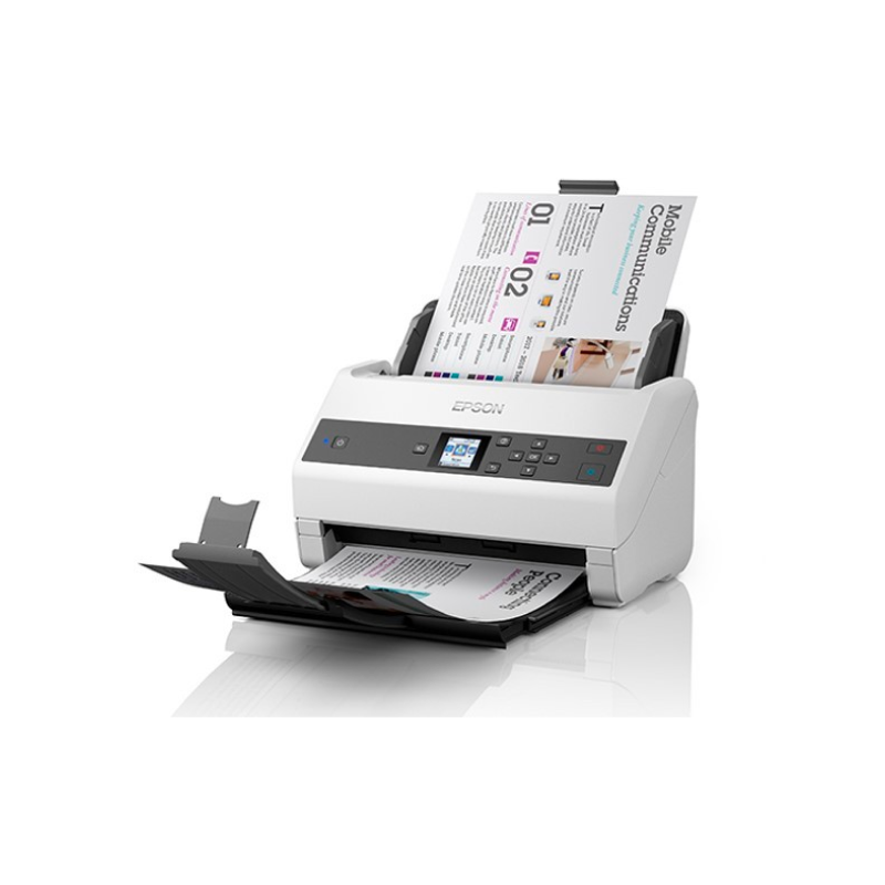Epson WorkForce DS 870 A4 Duplex Sheet-Fed Document Scanner for Office & Home Use - Fast Scanning, High Resolution, Automatic Document Feeder